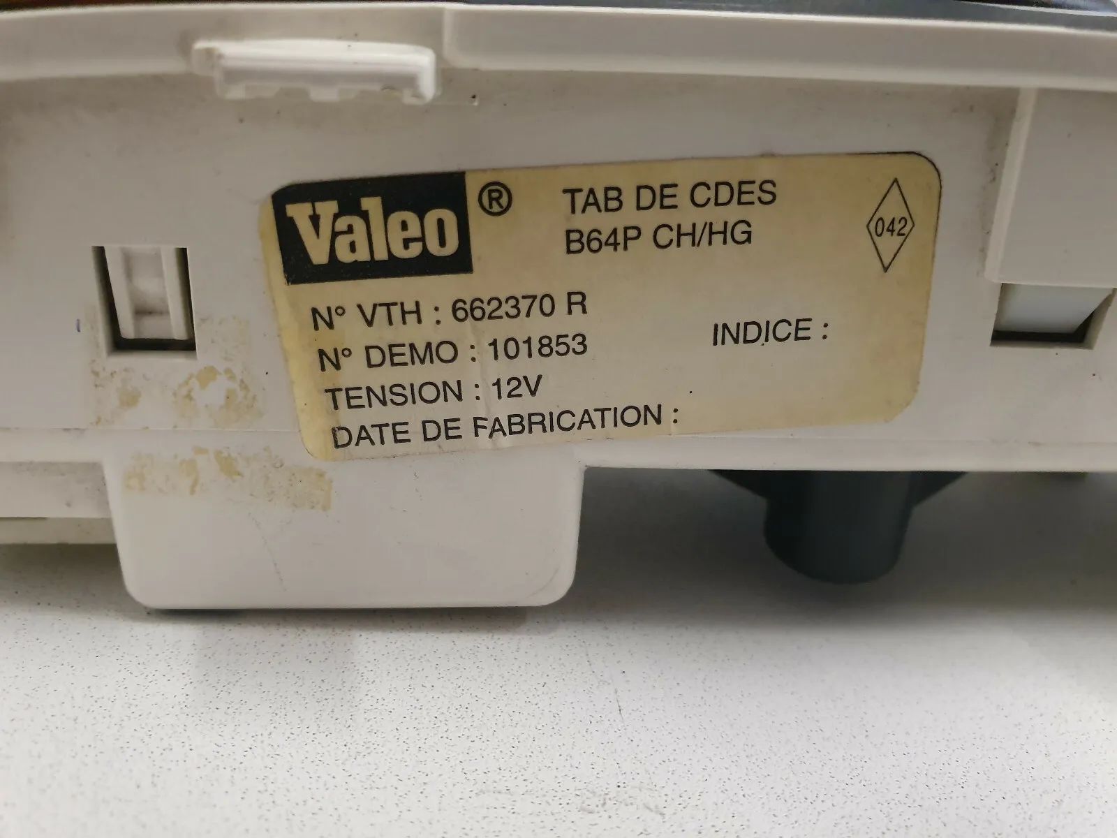 Klimabedienteil pannello di controllo riscaldamento Renault Megane I dal 1995 al 2003 662370R