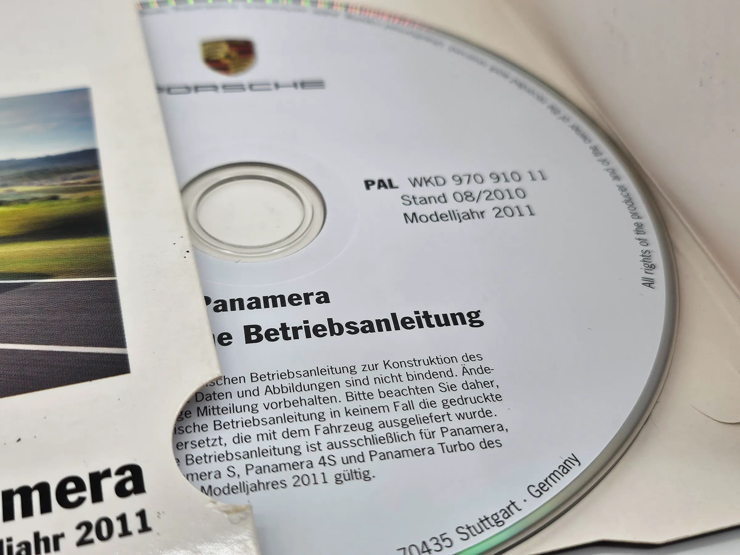 Original Porsche 970 Panamera 4 S ,Turbo elektronische Betriebsanleitung Deutsch