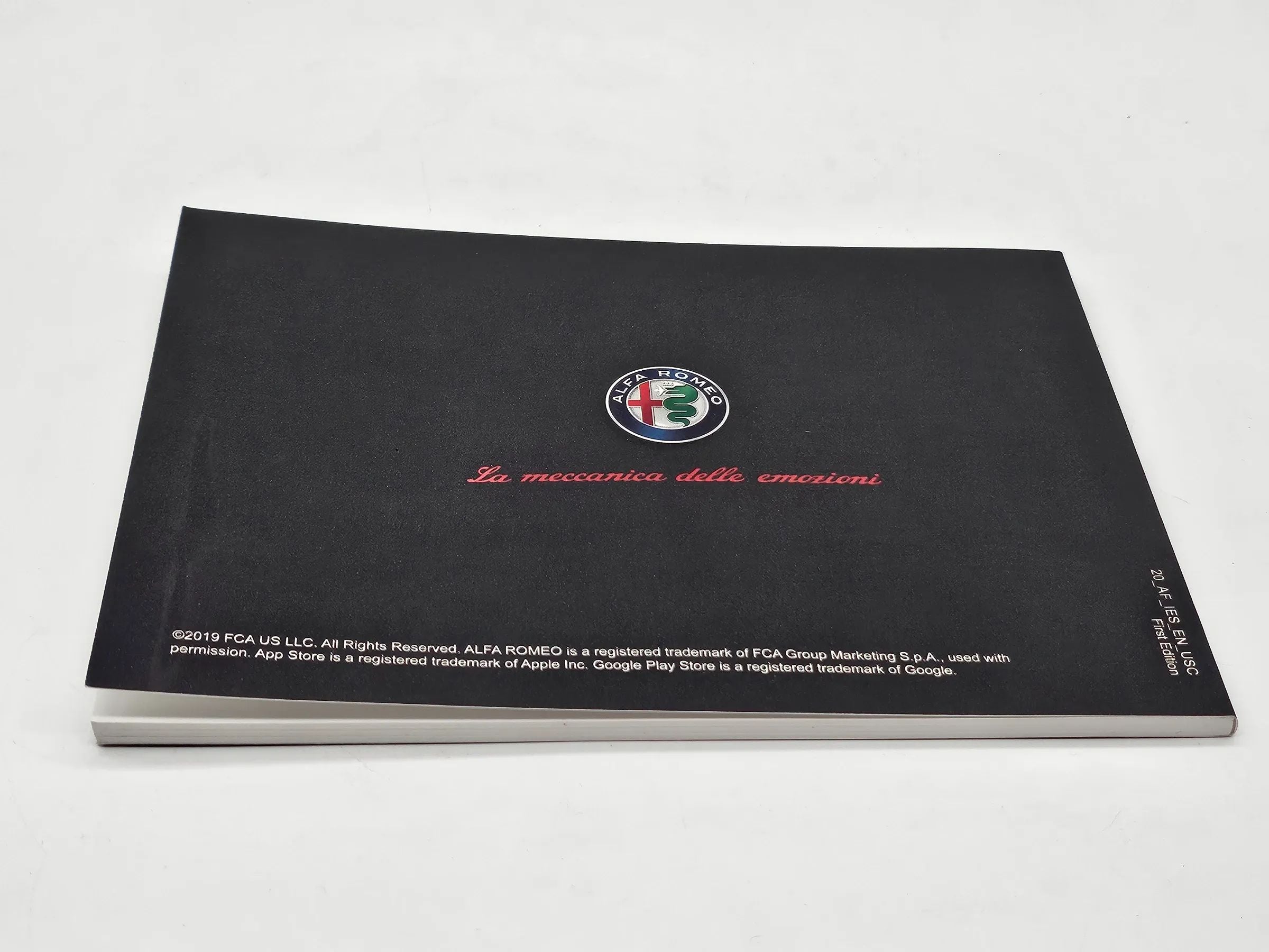 Original Alfa Romeo Stelvio  Giulia 2020 Entertainment englisch 20_AF_IES_EN_USC