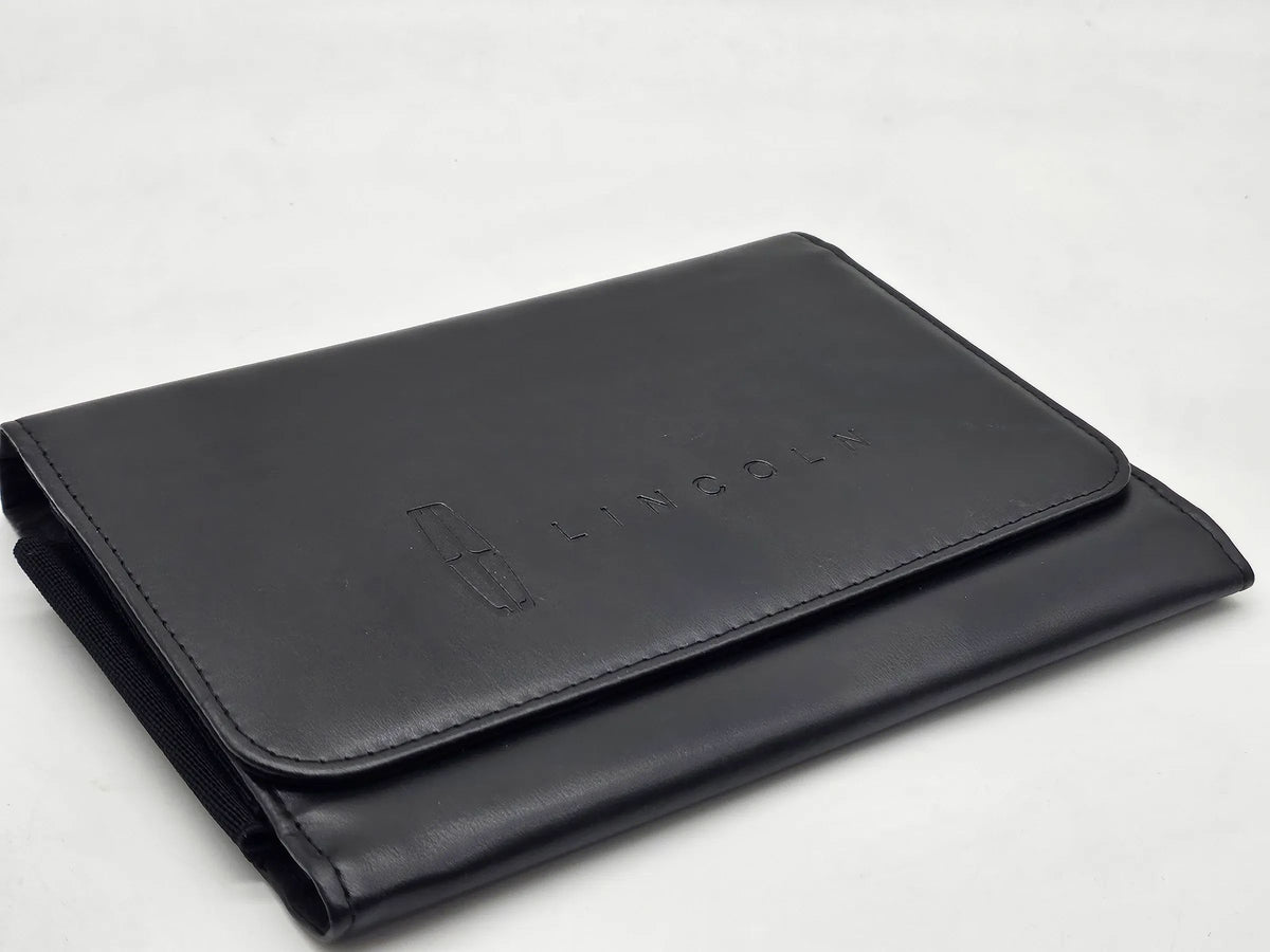 Original Lincoln Nautilus 2020 Bordmappe schwarz leder