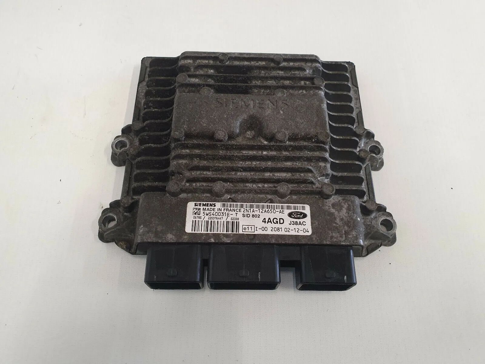 อะไหล่แท้ Ford Fusion 3 TDCI 1.4 Diesel 68 แรงม้า 2004 กล่องควบคุมเครื่องยนต์ ECU 2N1A12A650AE