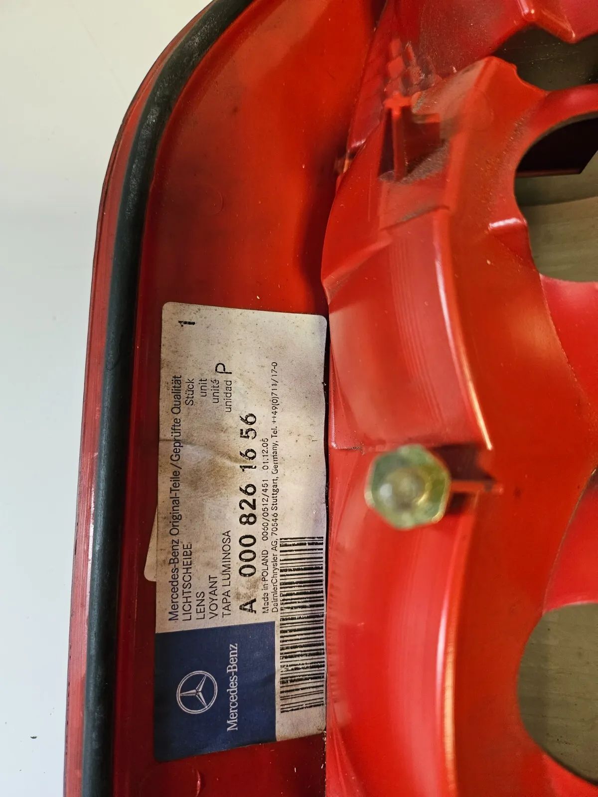 Rear light right Mercedes Sprinter W901 W903 W904W 905 A0008261656