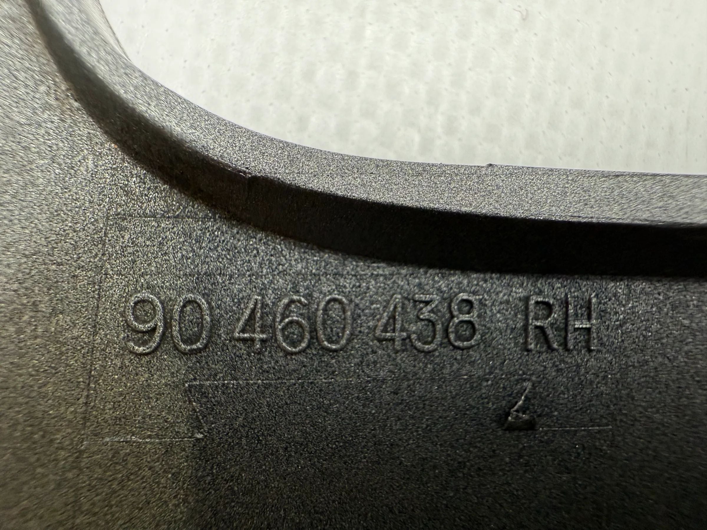 Original Opel Omega B headlight bezel bracket cover silver 90460438 RH 