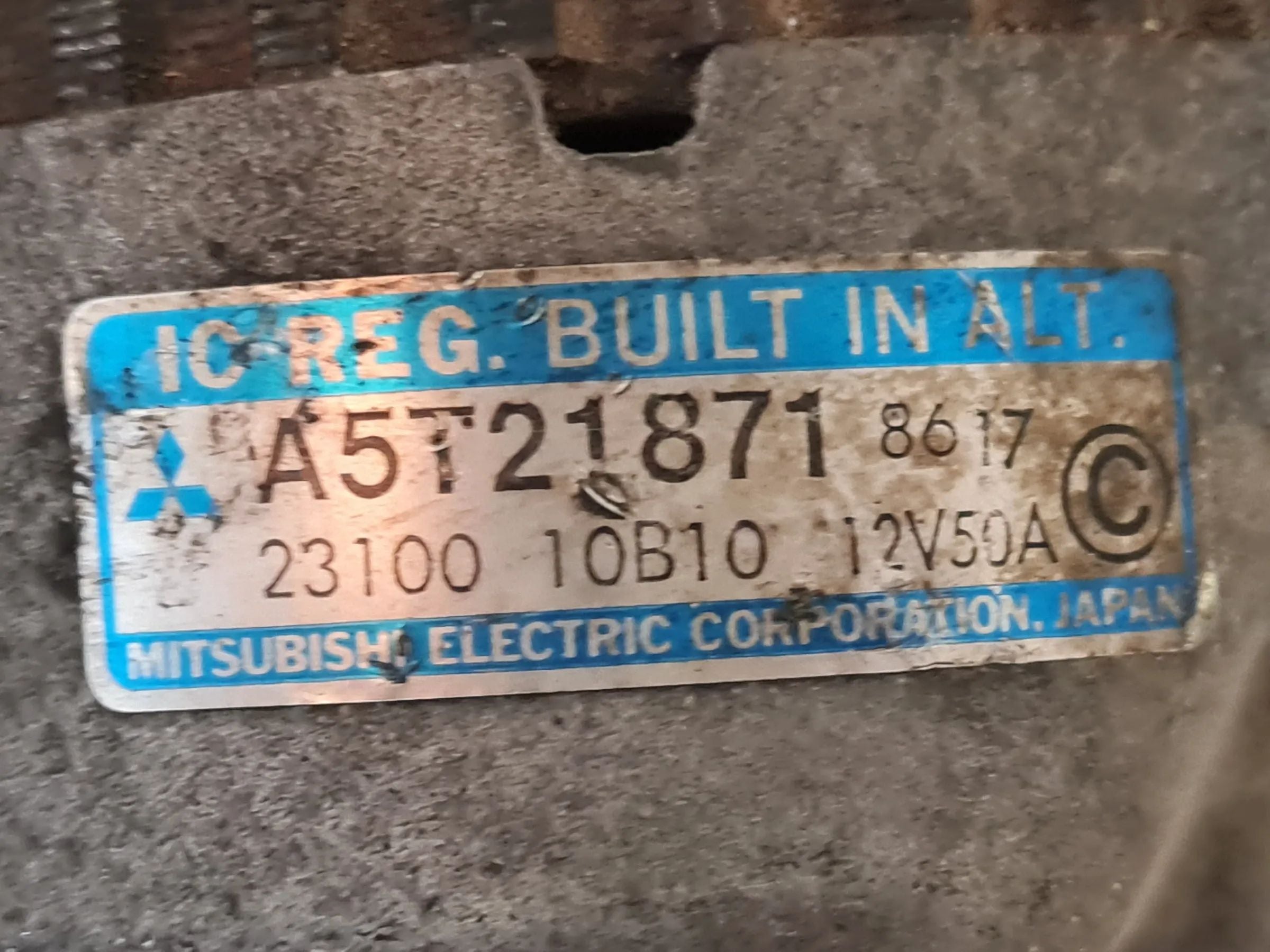Original Nissan Micra I 1 (K10) Lichtmaschine 23100 10B10