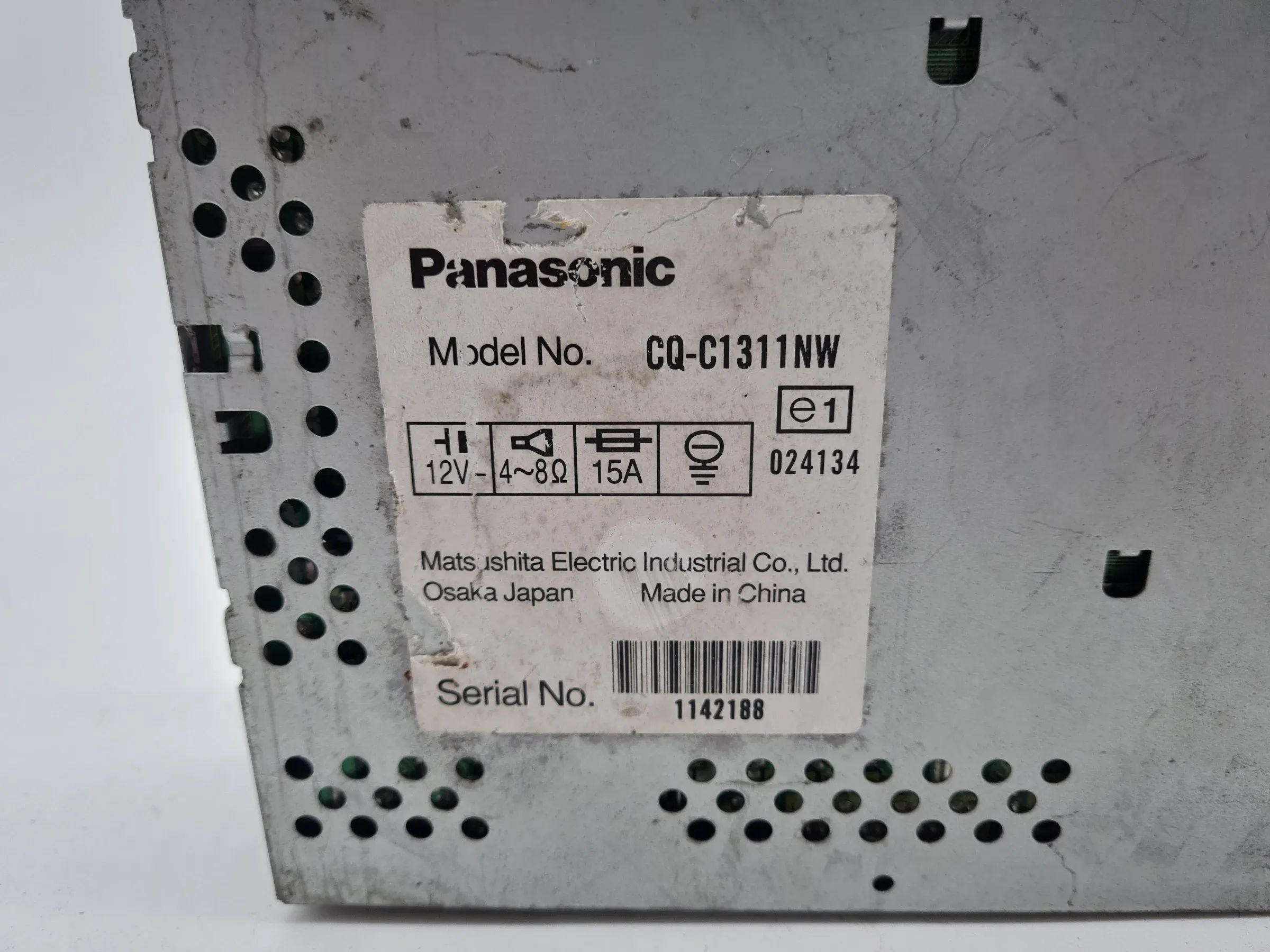 Original Audi 80 Panasonic Autoradio CD CQ-C1311NW