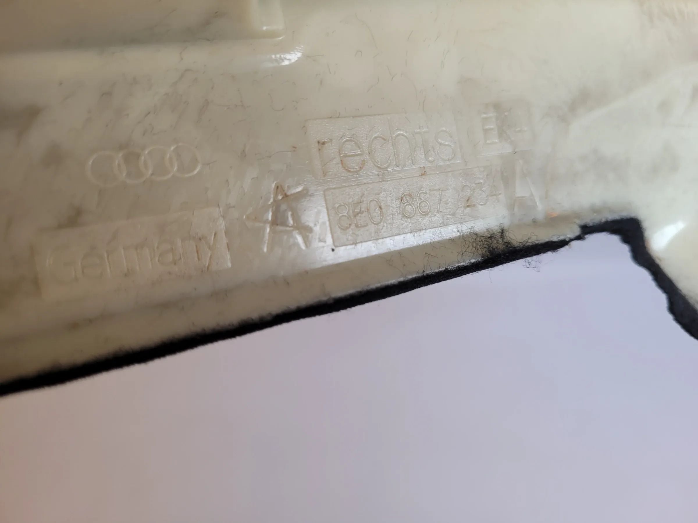 Original Audi A4 (8E) A-Säule Verkleidung Rechts 8E0867234A