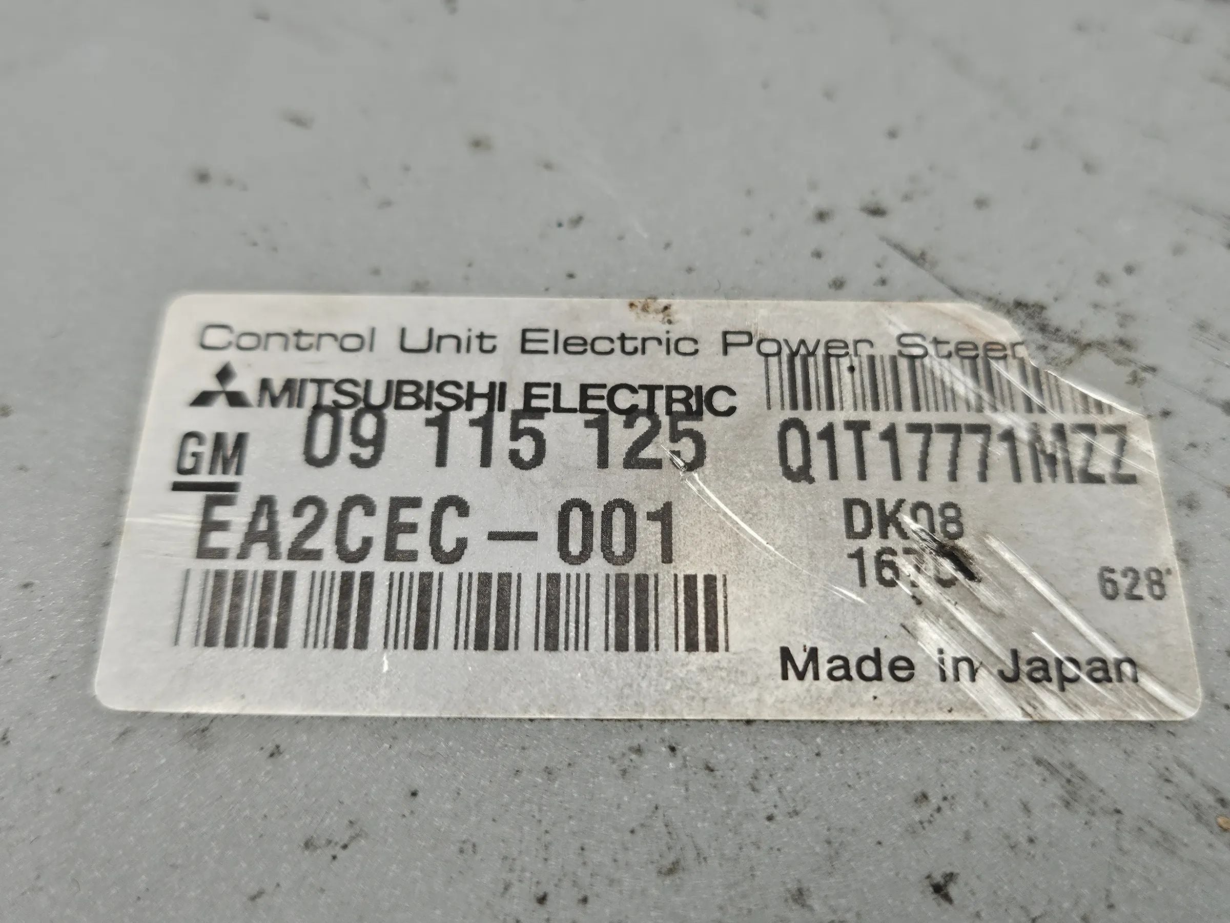 Original Opel Corsa C Lenkhilfe Servolenkung Steuergerät 09115125