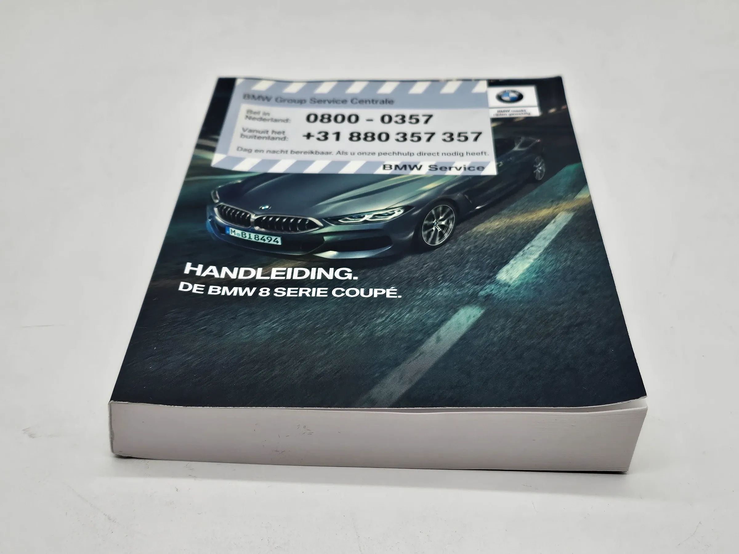 BMW 8er G15 COUPE Betriebsanleitung 2019 Bedienungsanleitung niederländisch