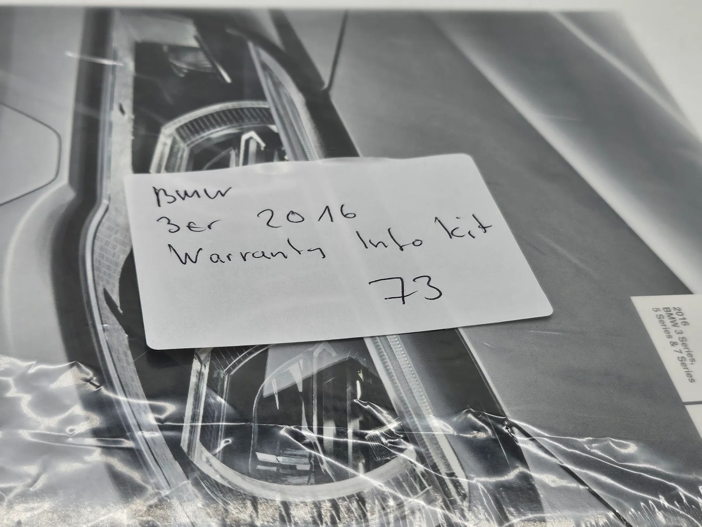 Original Bmw F30, 3 Series 2016 Service And Warranty Information USA