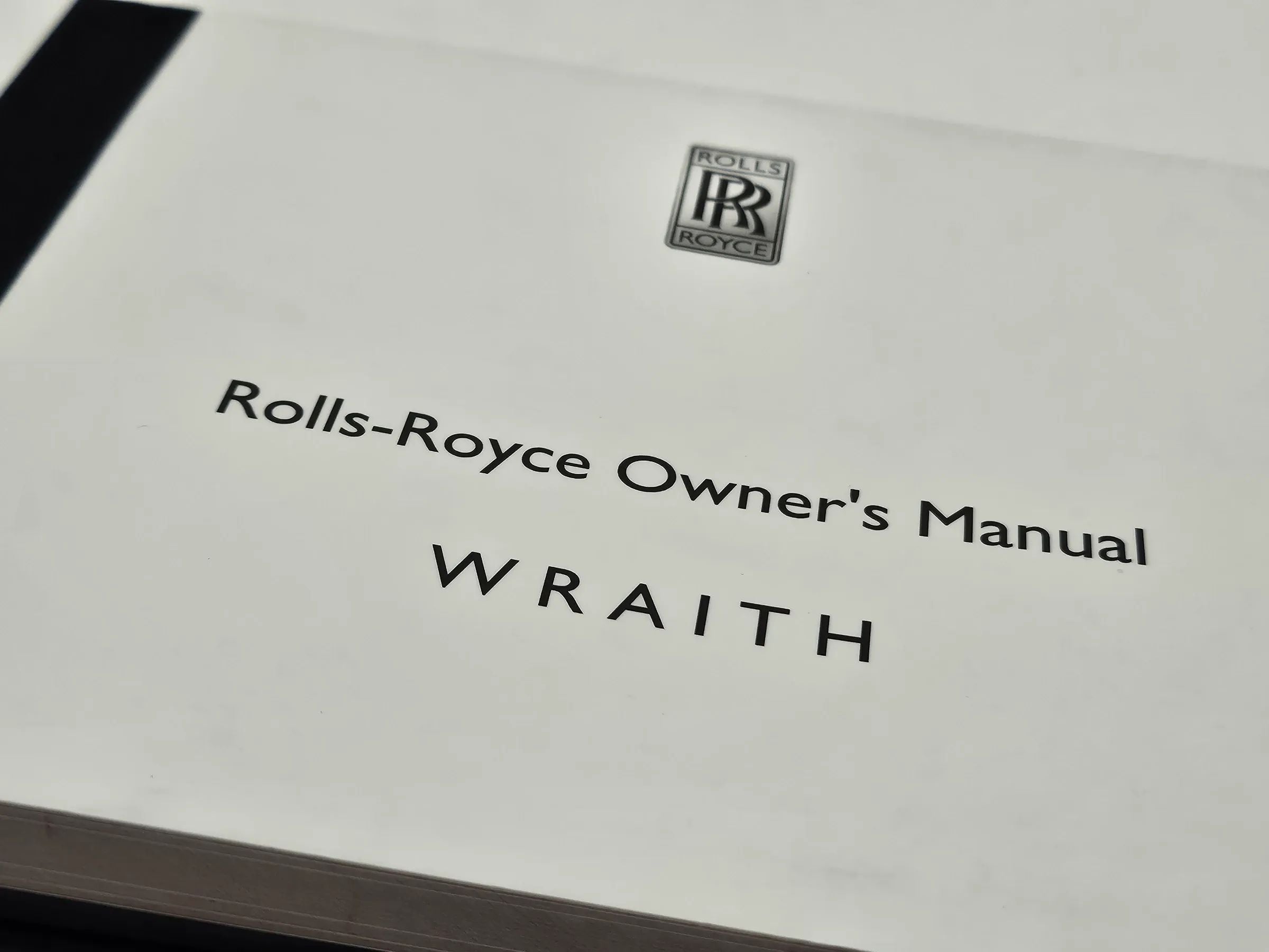 Original Rolls Royce Wraith 2013 Betriebsanleitung Handbuch englisch 01402911152