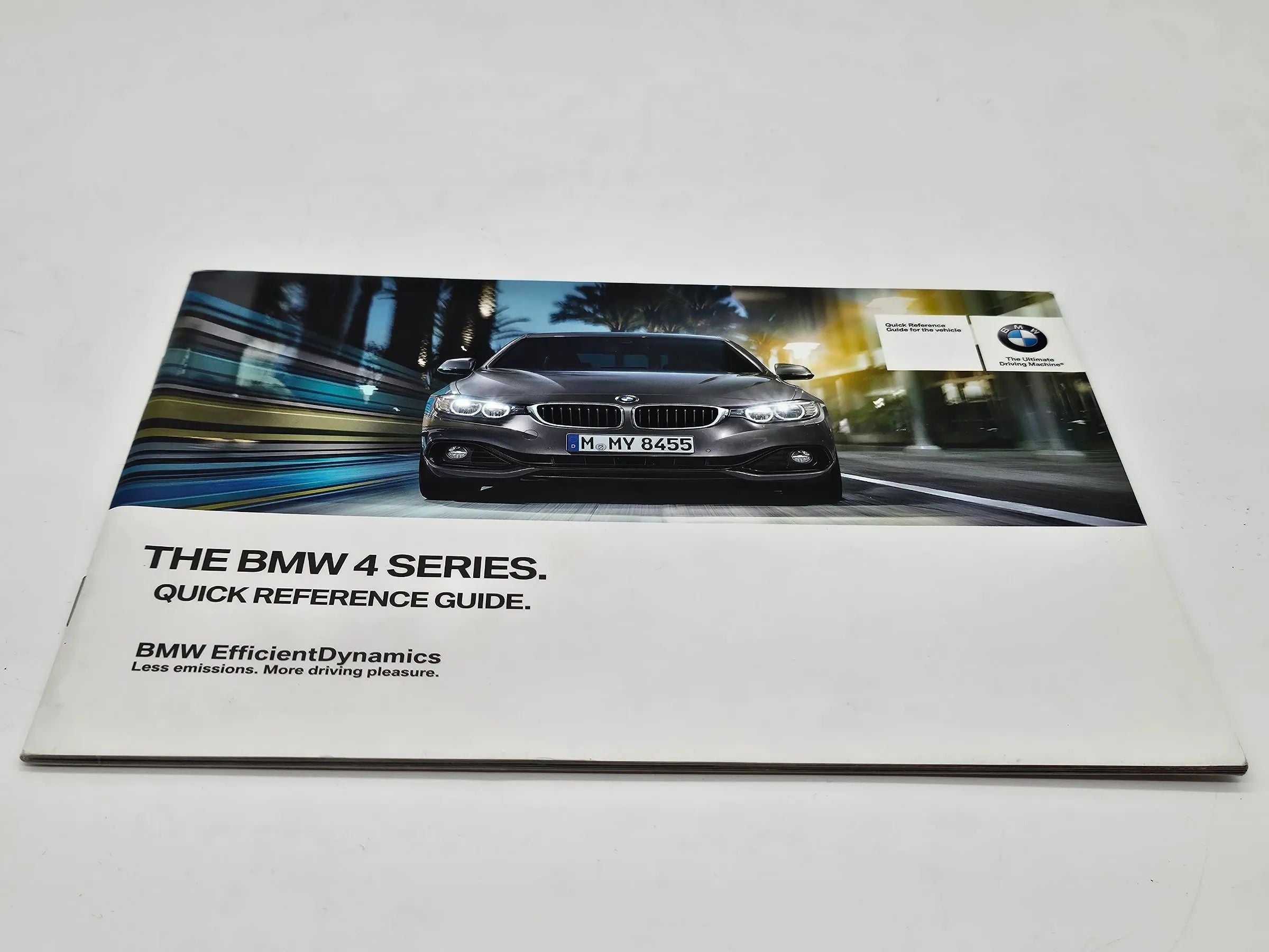 BMW 4er CABRIO F33 Schnell Betriebsanleitung 2015 Bedienungsanleitung englisch