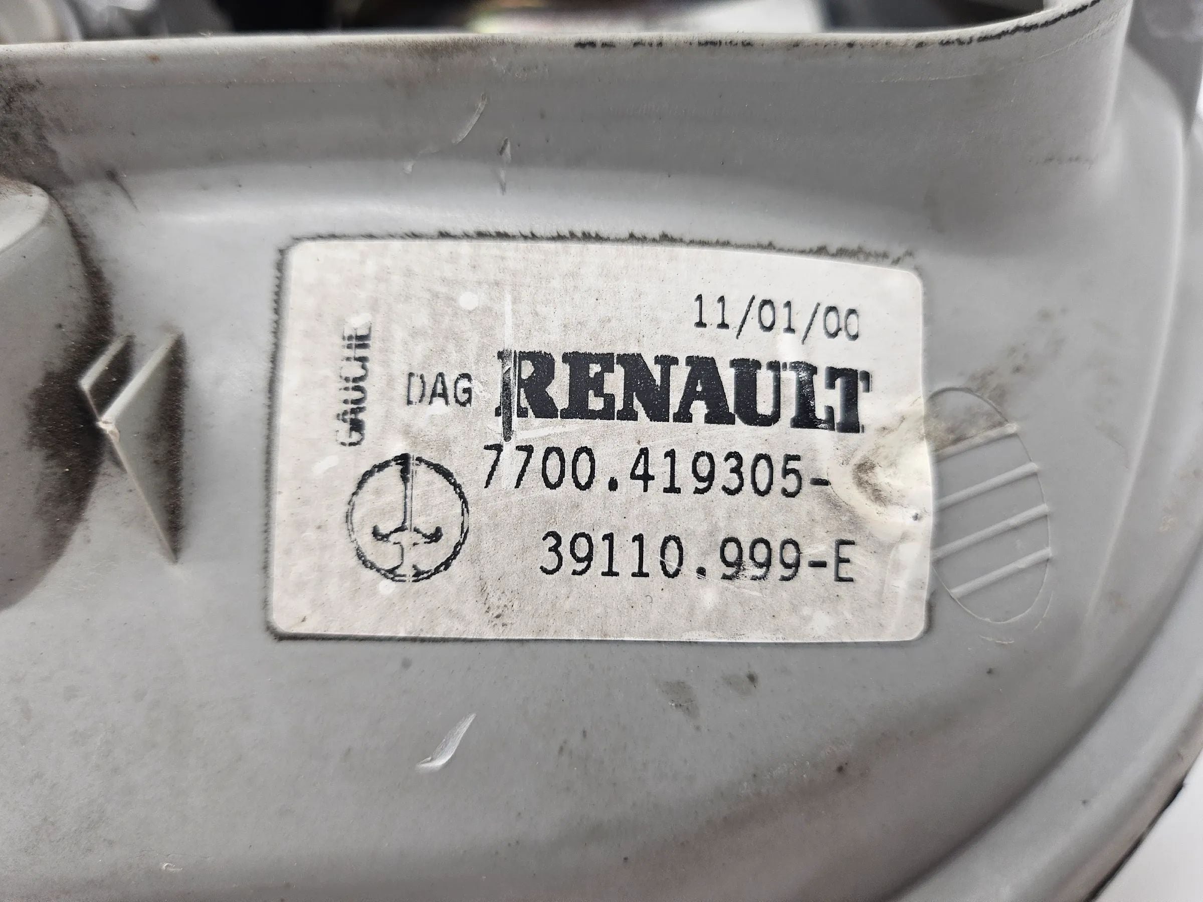 Renault Twingo C06 Headlight Left 7700.419305-39100.999-E 