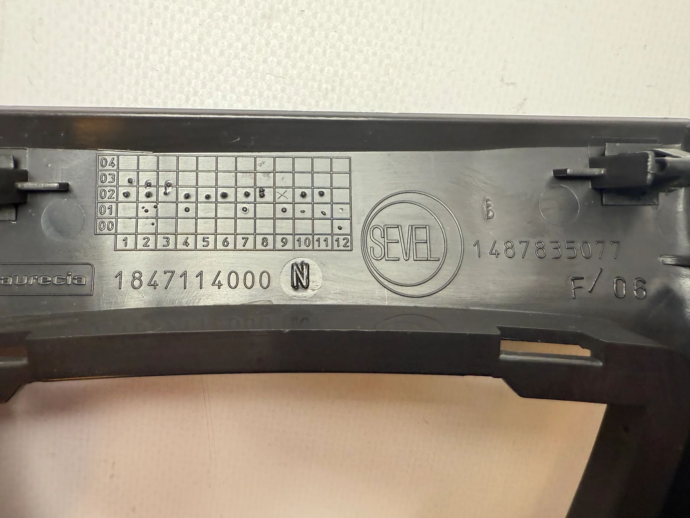 Original Fiat Ulysse 2.0 JTD 179 Consola Central Marco de Cambio 1847114000