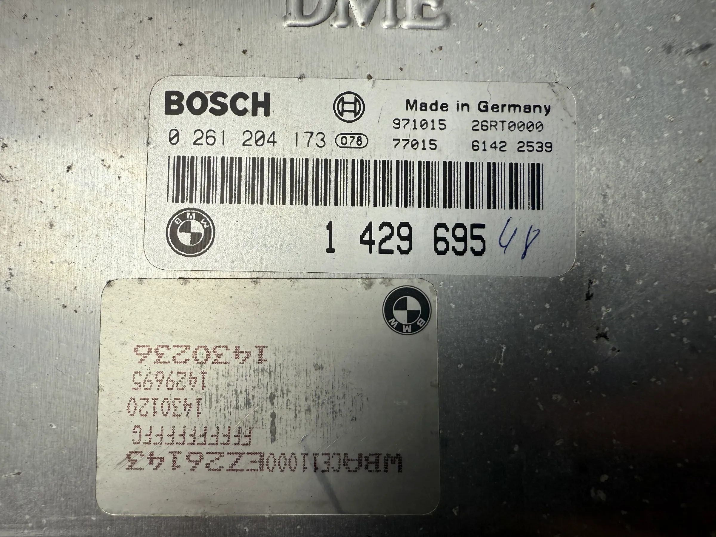 Оригинальный блок управления двигателем BMW 316i E36 1429695 / 0261204173