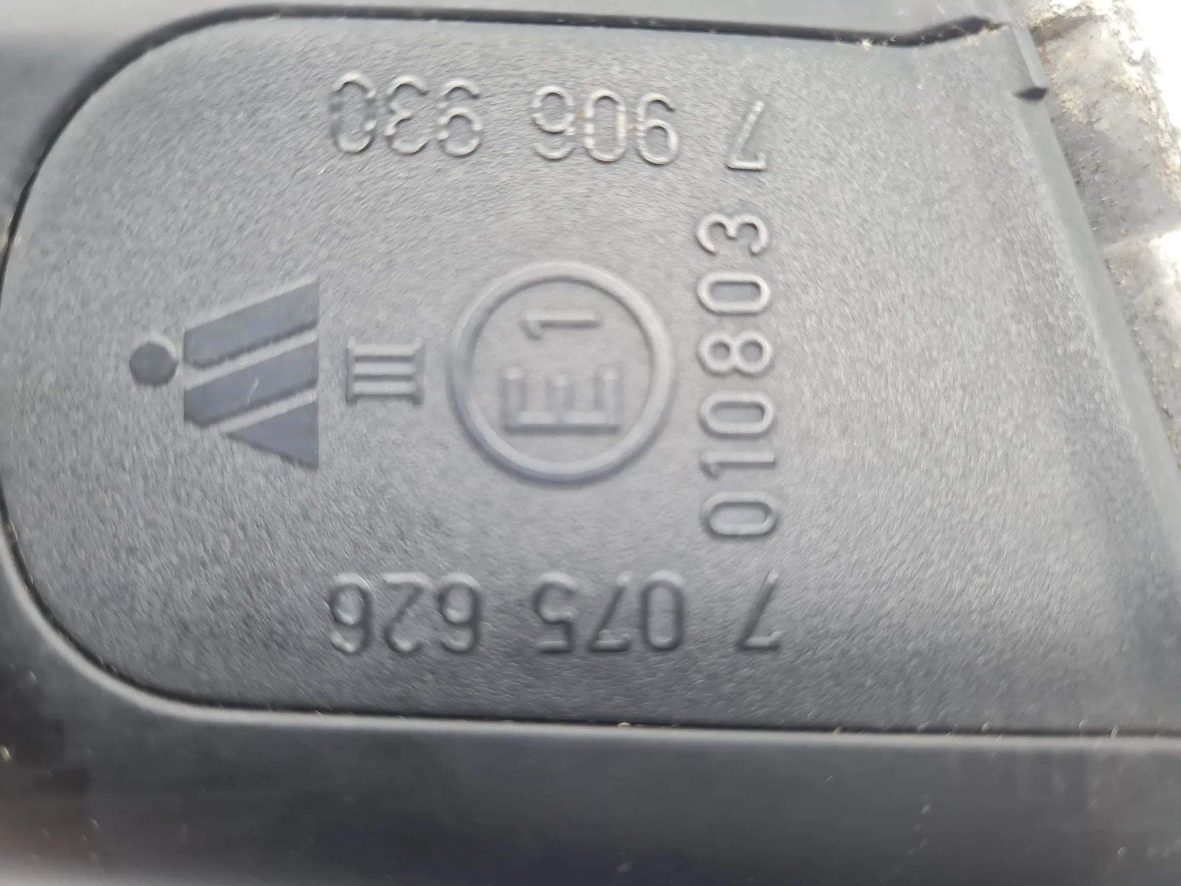 BMW 3er Touring E91 Außenspiegel Grau Elektrisch Links 7075626 Original
