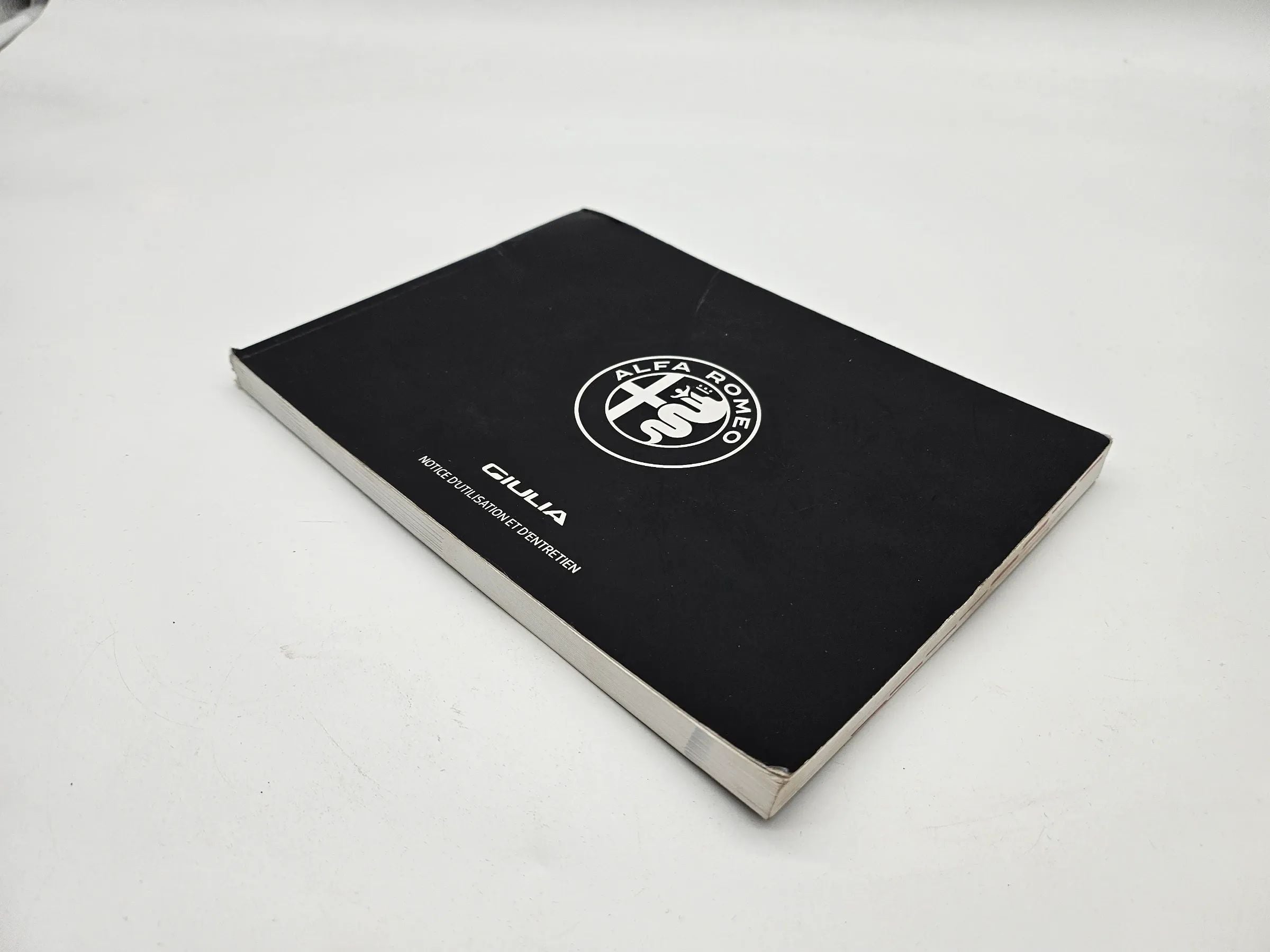 Original Alfa Romeo GIULIA Betriebsanleitung Bordbuch Französisch 2018