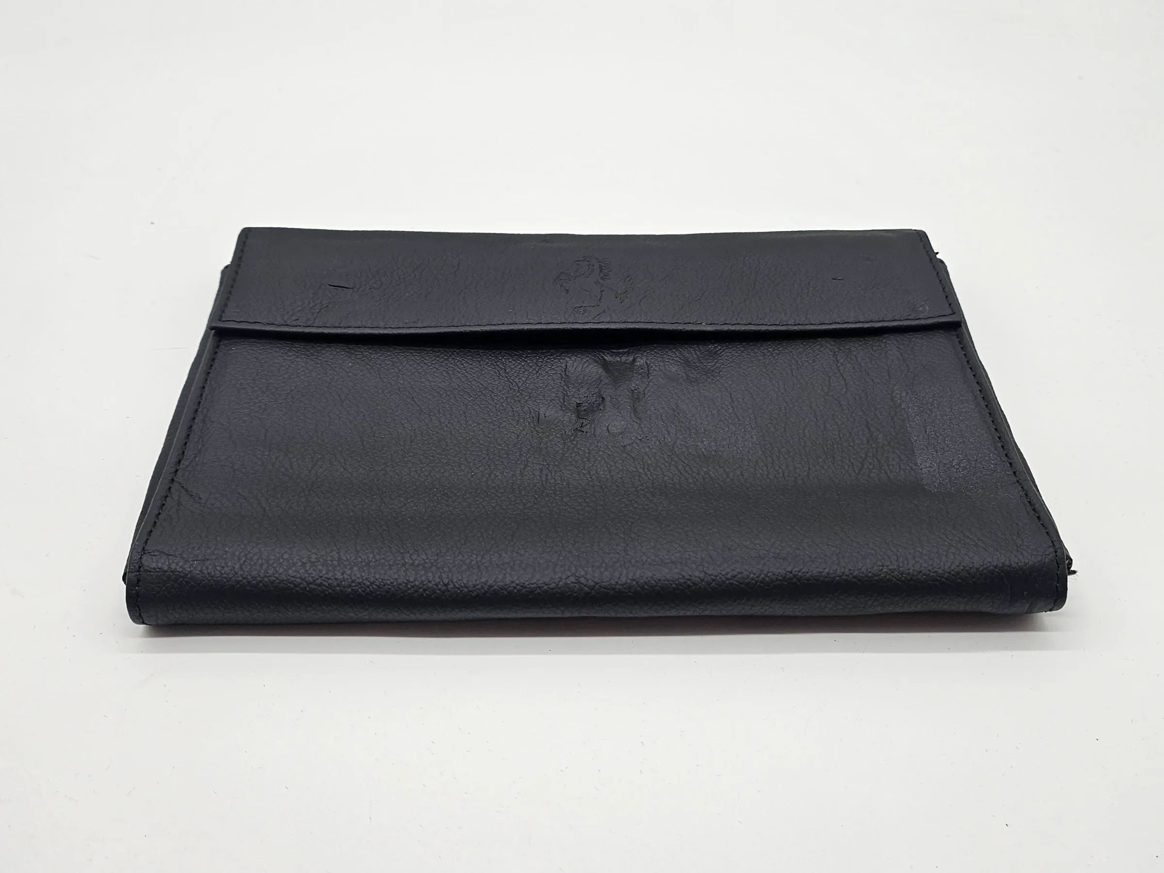 Original Ferrari 458 Spider Bordmappe Leder schwarz