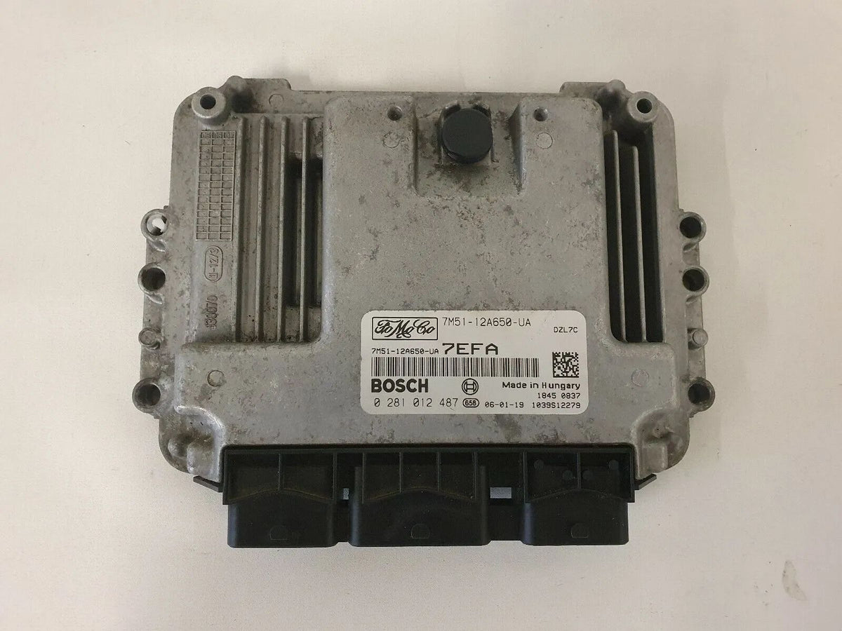 กล่องควบคุมเครื่องยนต์ Ford Focus II 1.6 TDCI ดีเซล ปี 2006 หมายเลข 7M51-12A650-UA