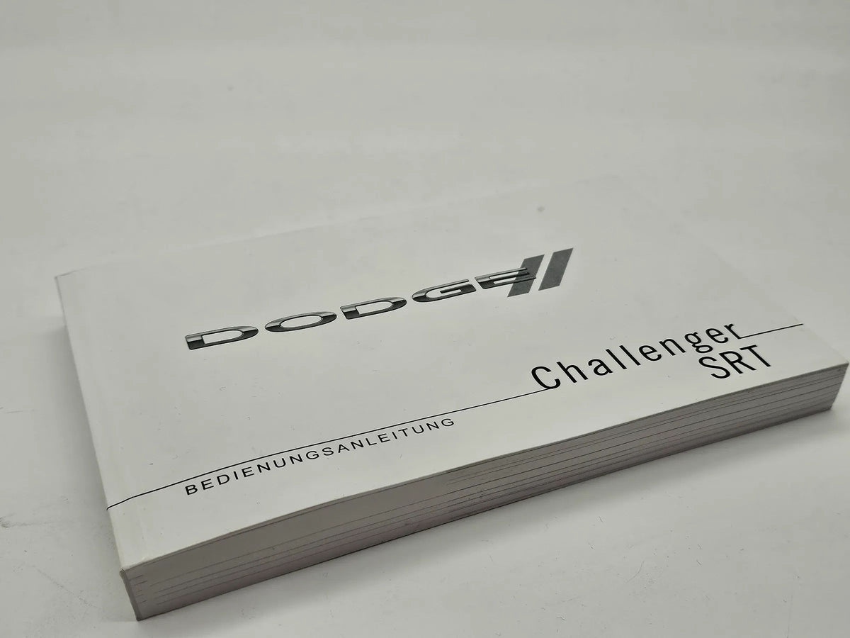Original  Dodge Challenger SRT Bordbuch 2018 Bedienungsanleitung deutsch