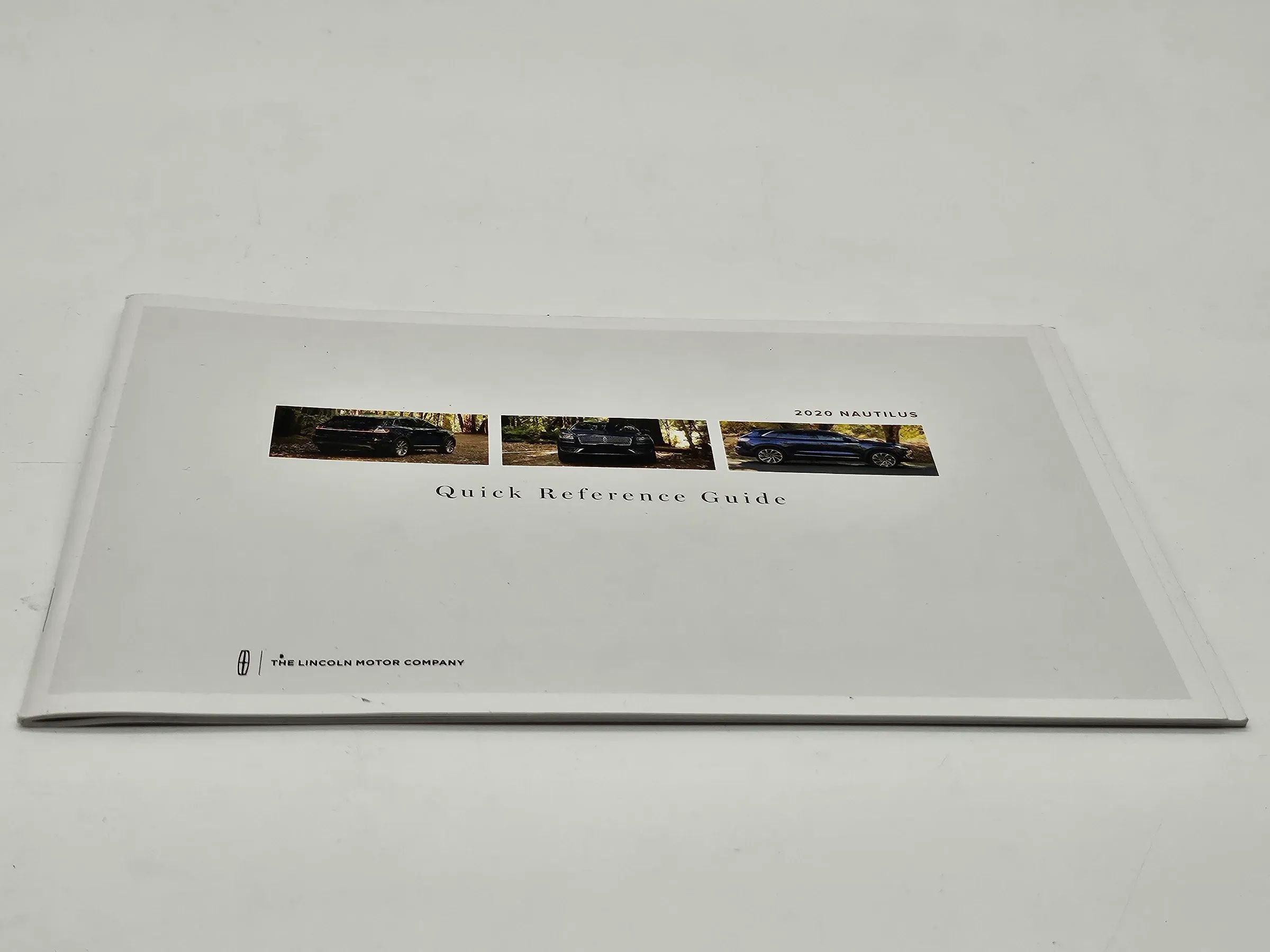 Original Lincoln Nautilus 2020 schnell Betriebsanleitung LA1J19G217AA
