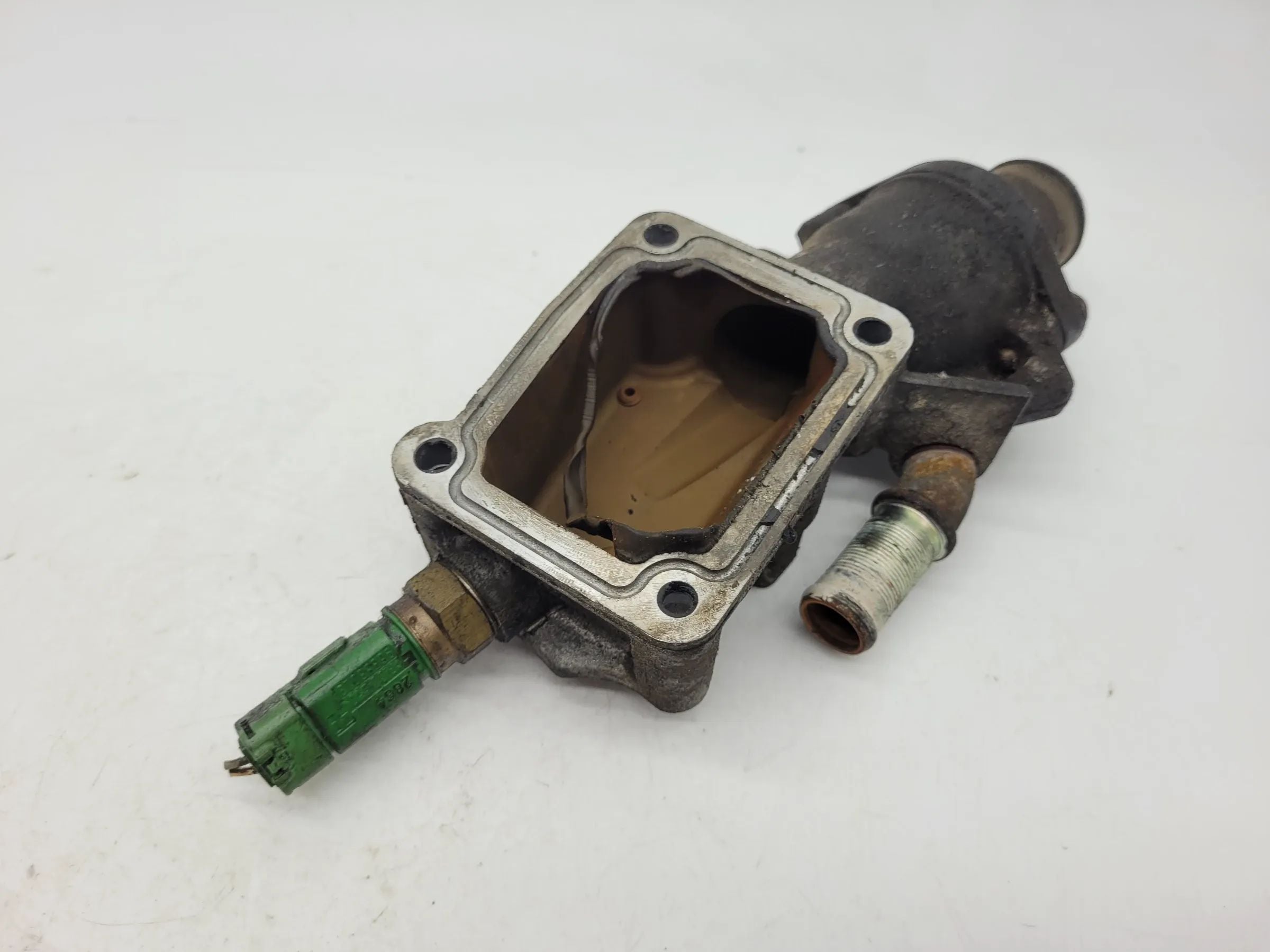 ของแท้ Peugeot 206 CC (2D) ตัวควบคุมอุณหภูมิน้ำหล่อเย็น ฝาครอบเทอร์โมสตัท 9646977280