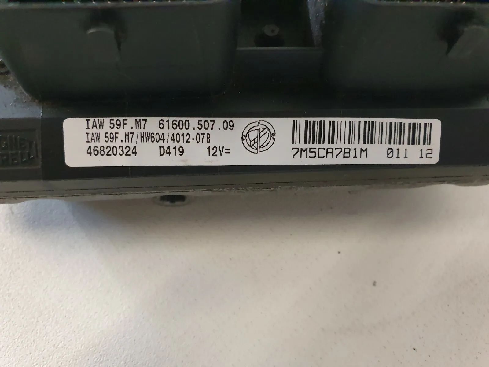 ⭐original engine management control unit for FIAT Seicento 600 Van 98-10 46820324 ⭐ 