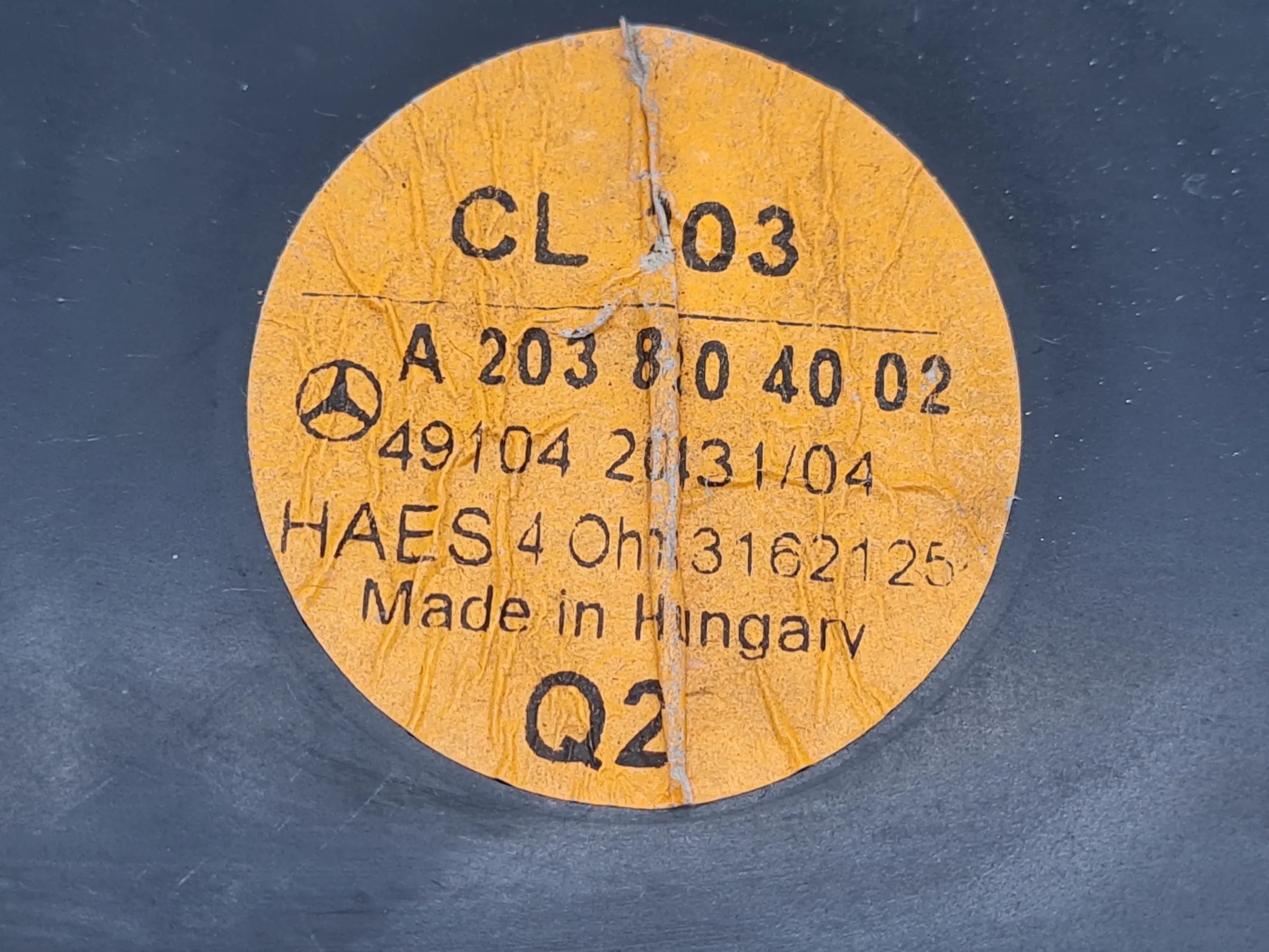 Original Mercedes-Benz C-Klasse (CL203) Lautsprecher Box L/R A2038204002