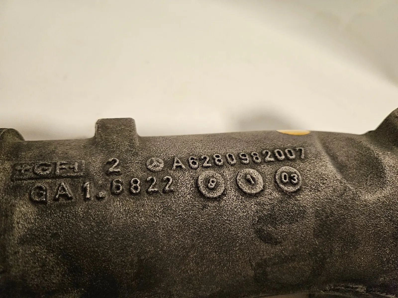 Originele MERCEDES W220 S 400 CDI LADELUFTLEITUNG A6280982007