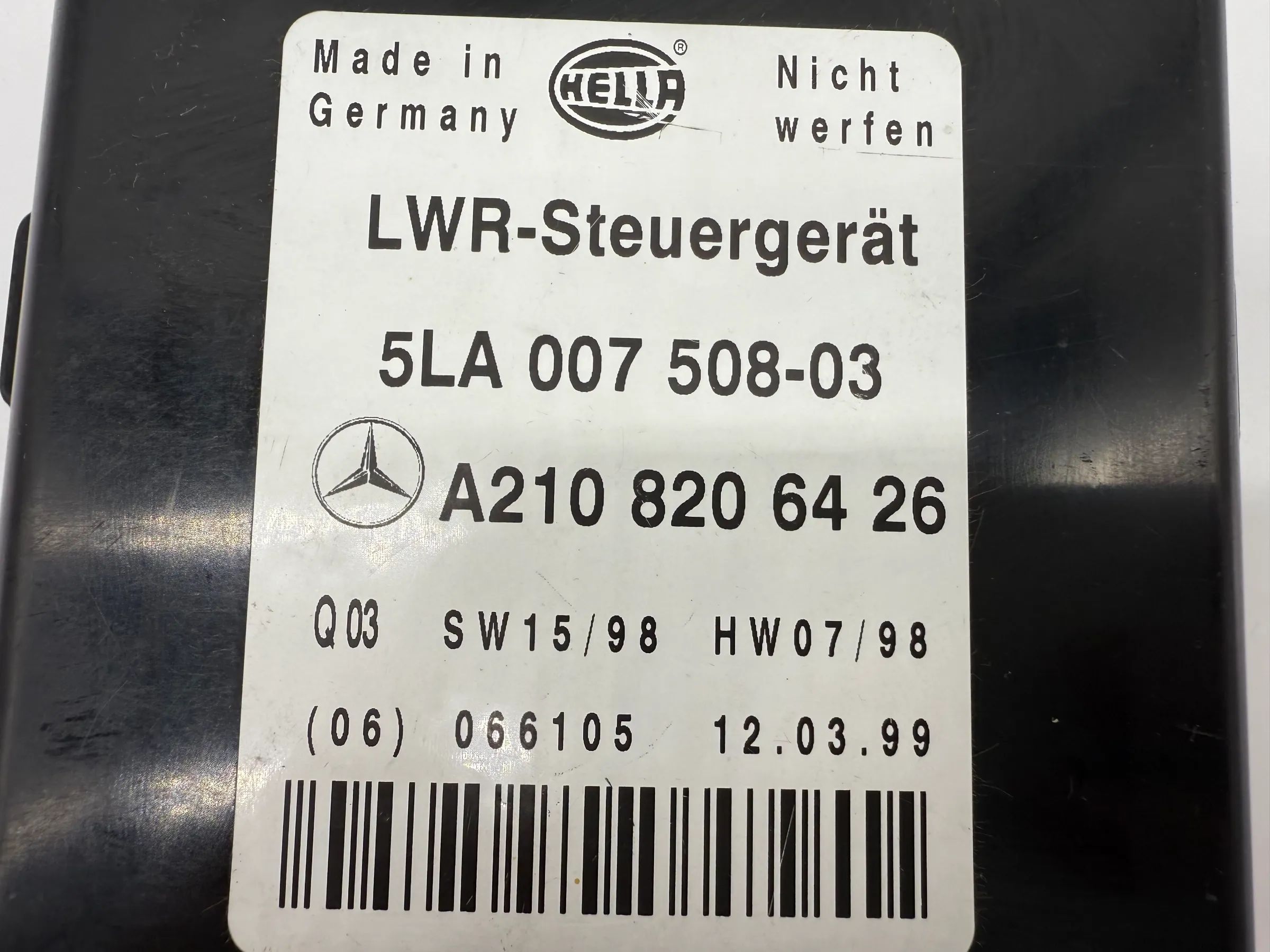 Original Mercedes Benz E-Class + (W208/W210) LWR control unit A2108206426 