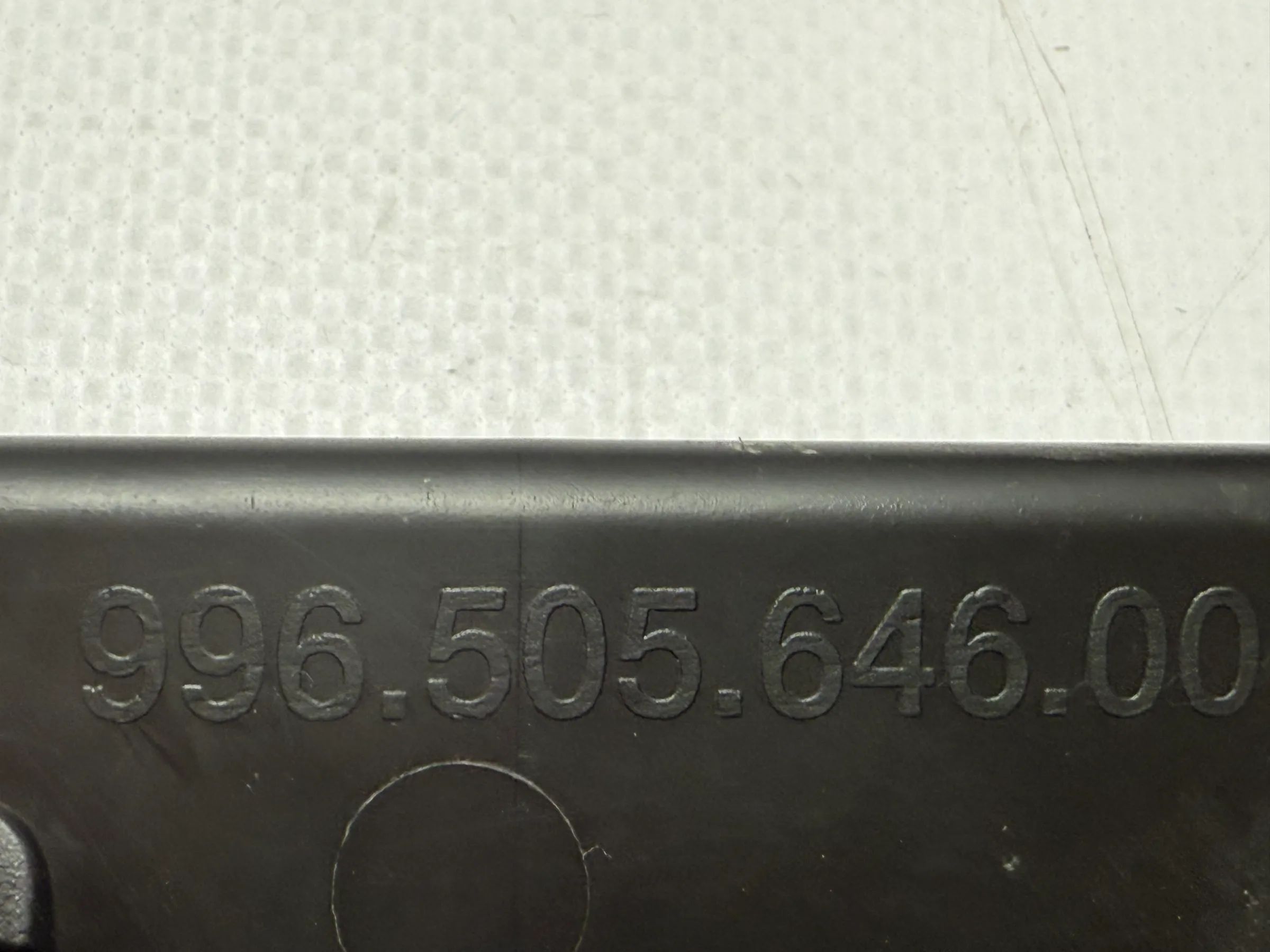 Original Porsche 911 996 M215 Suporte Original Moldura de Campainha 99650564600