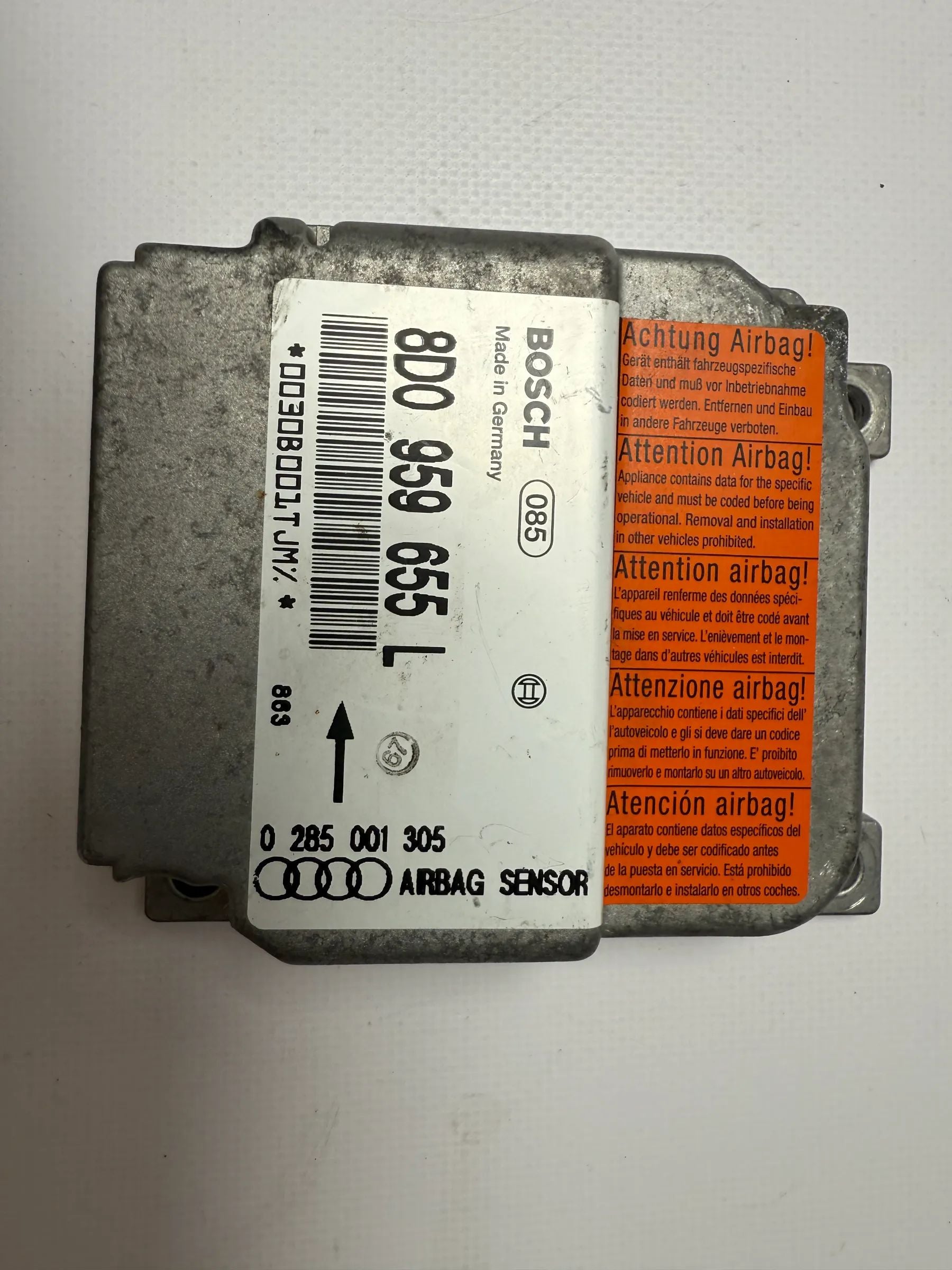Original Audi A4 S4 B5 Airbagsteuergerät Steuergerät Airbag 8D0959655L