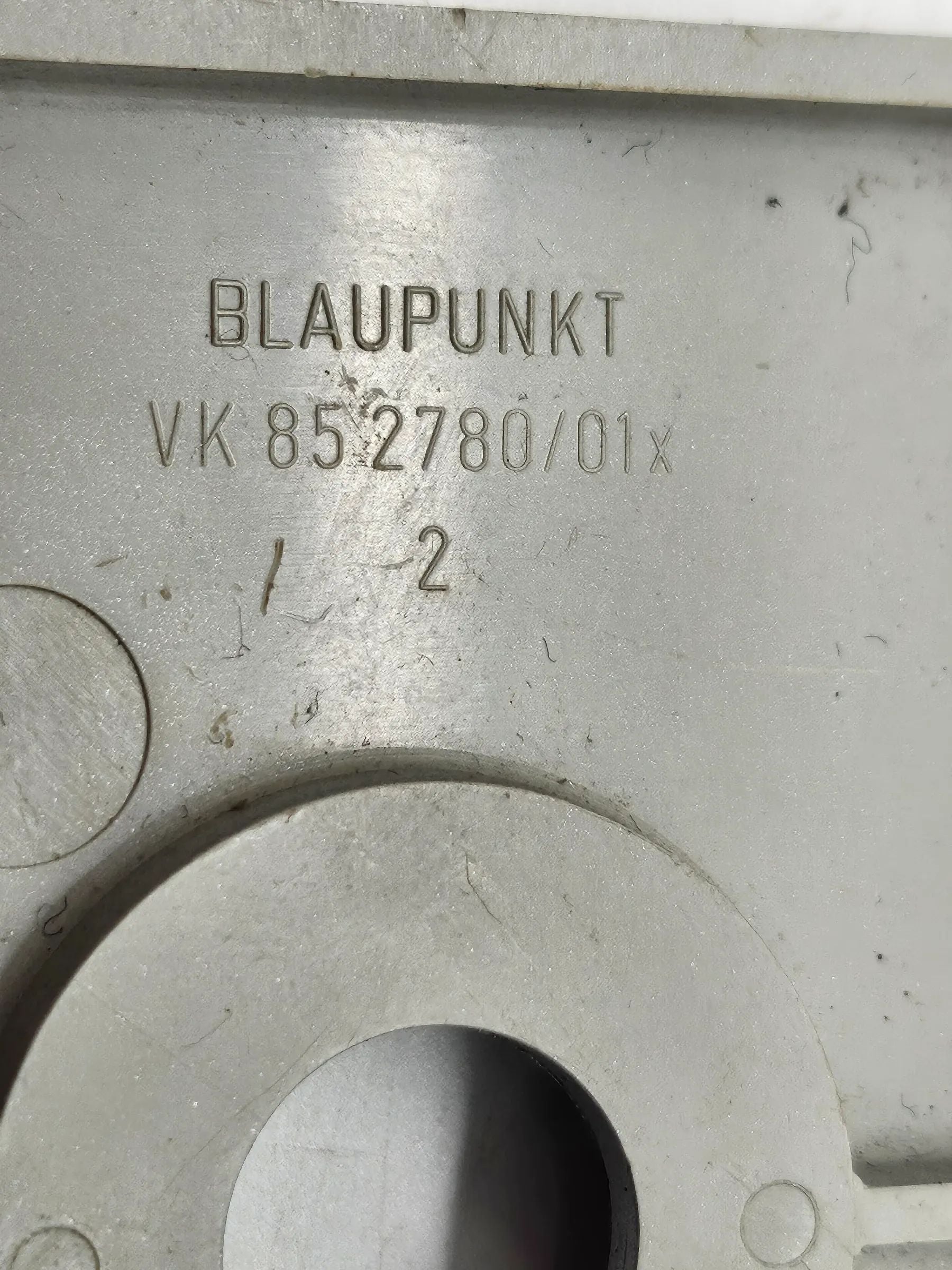 Originale Cornice Autoradio Blaupunkt Oldtimer Youngtimer Anni '70/'80 VK852780/01x