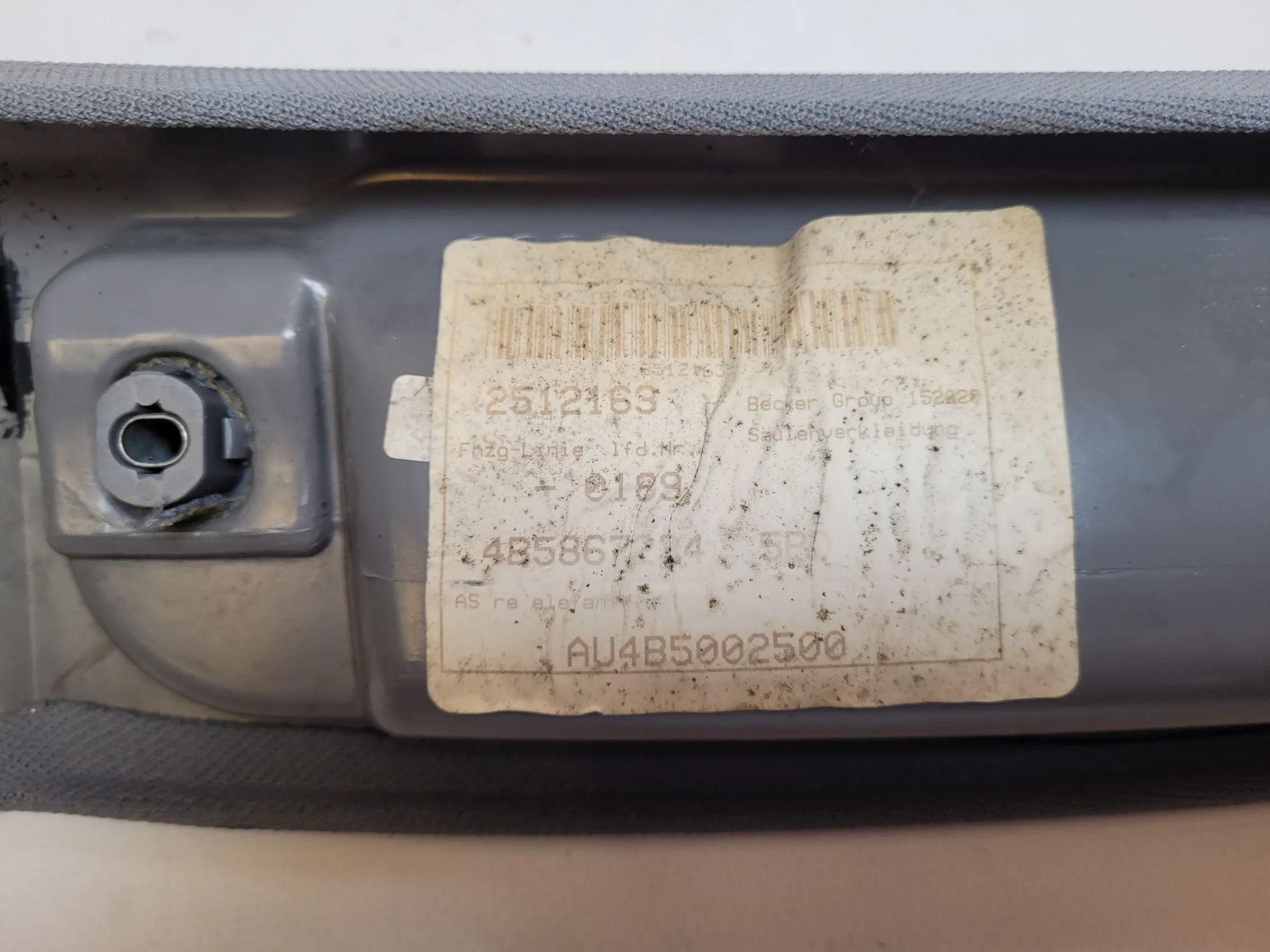 Original Audi A6 (4B2/4B4) A-Säule Abdeckung Verkleidung Rechts 4B5867234