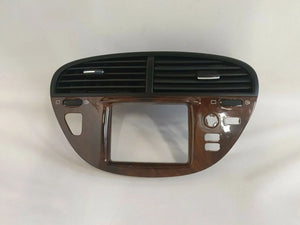 bocchette aria originali Peugeot 607 centrali effetto legno cornice 9632204777
