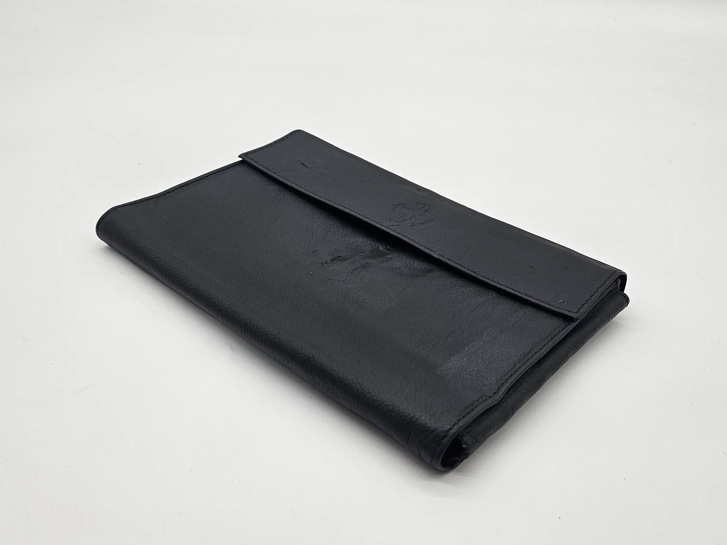 Original Ferrari 458 Spider Bordmappe Leder schwarz