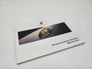 PORSCHE 911 CARRERA  Typ 991 Warranty and Customer Information 2017 englisch