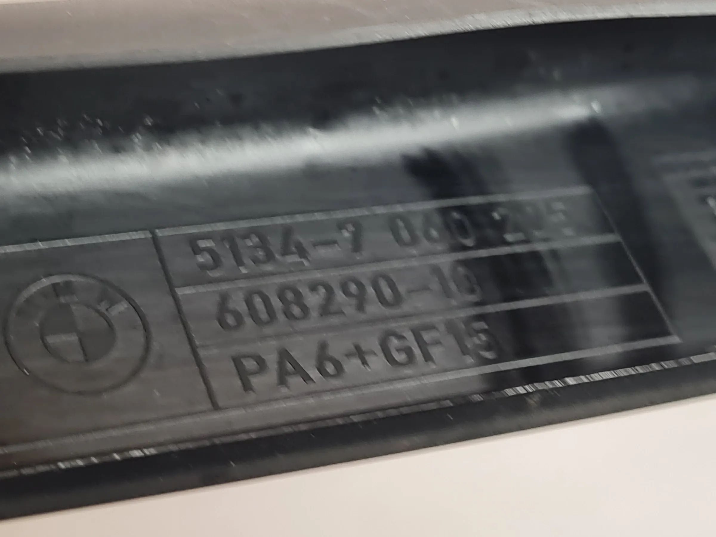 BMW 3er Touring E91 Fensterrahmen Tür Blende Vorne Links 51.34-7060205 Original