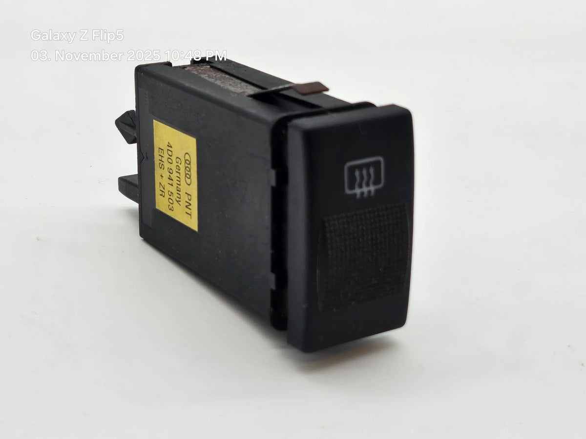 อะไหล่แท้ Audi A4 Avant B5 สวิตช์ฮีตเตอร์กระจก 4D0941503