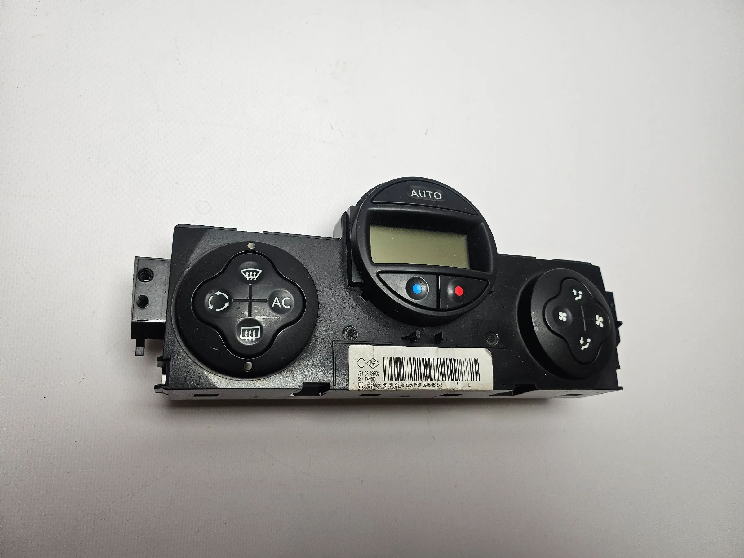 純正 Renault Scenic クライマコントロールパネル 69340056 8200501461 Valeo