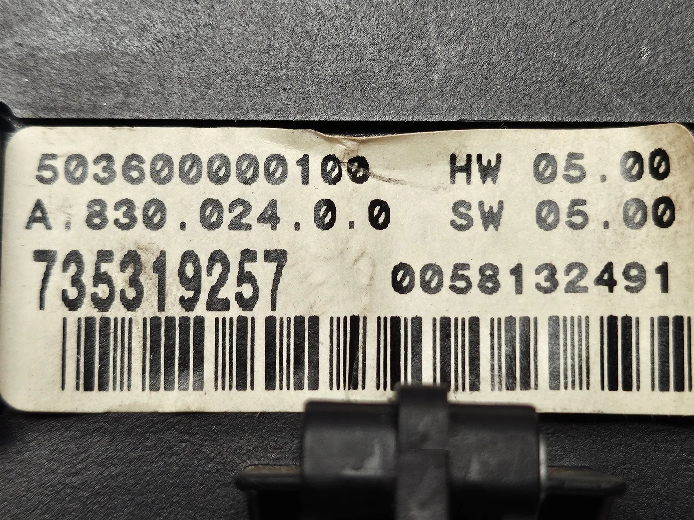 Оригинальная панель управления климат-контролем Fiat Stilo 192 735319257