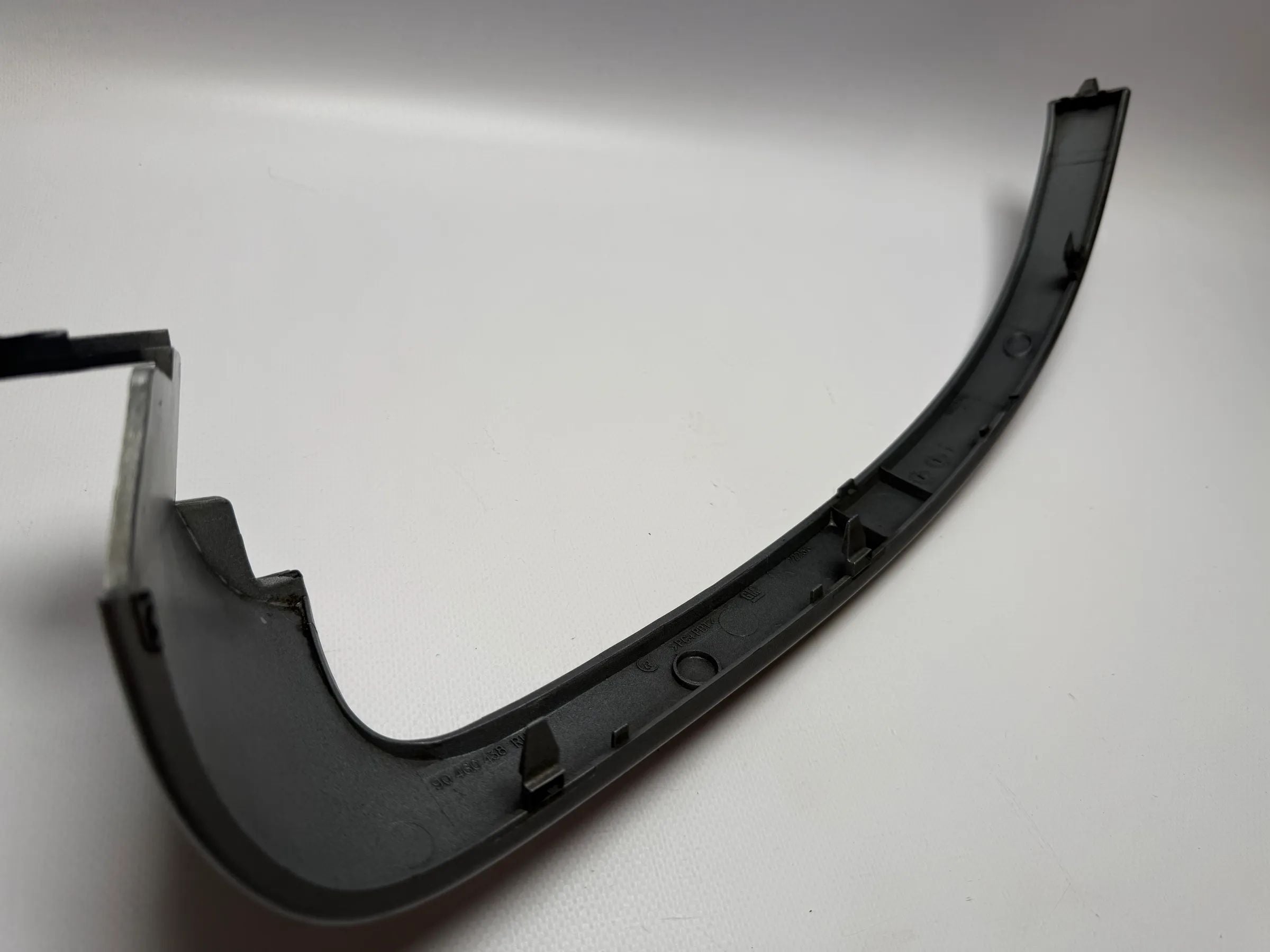 Original Opel Omega B headlight bezel bracket cover silver 90460438 RH 