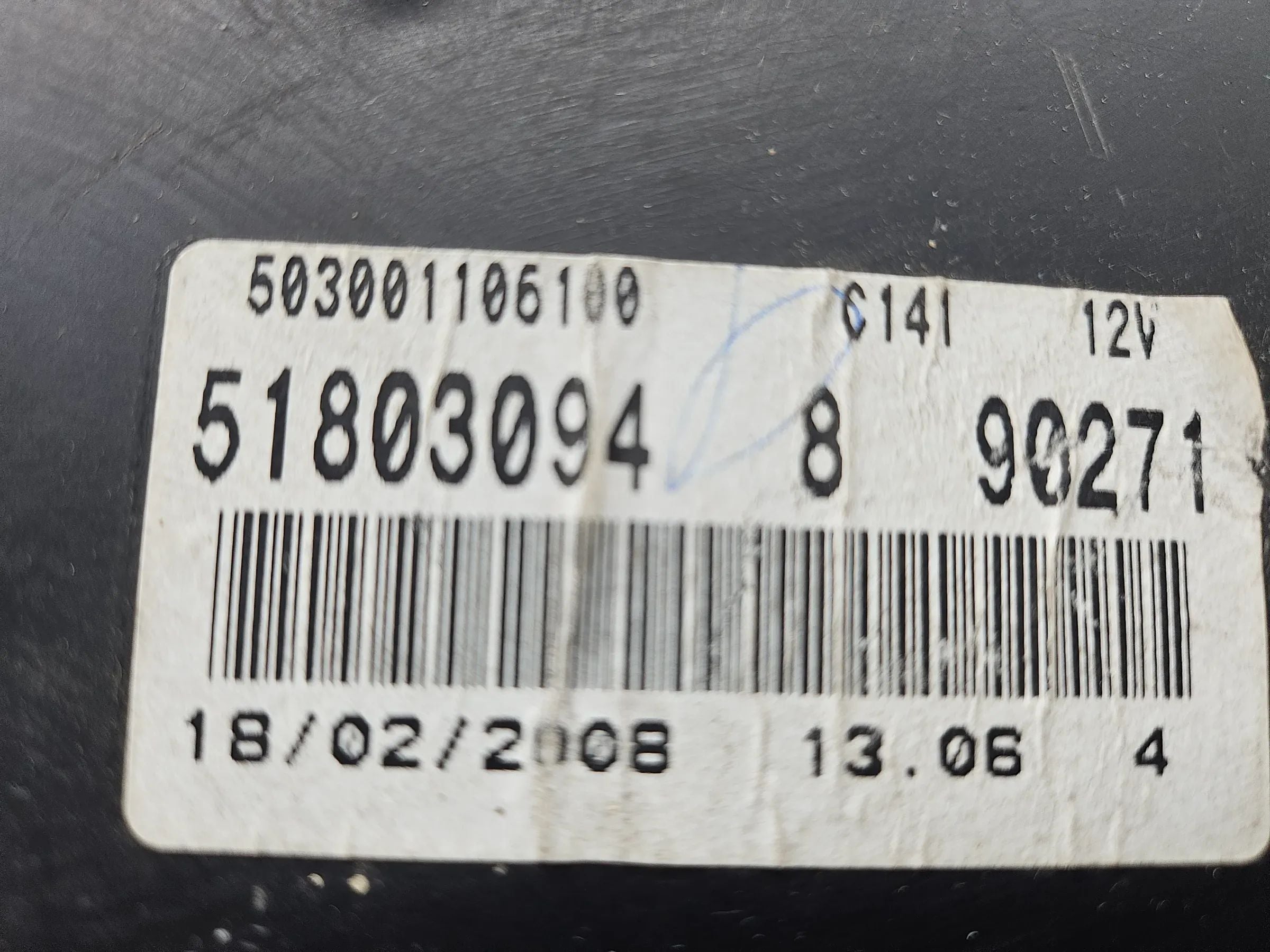 Original FIAT GRANDE PUNTO (2Y) 1.3 MJT Tacho Kombiinstrument 51803094