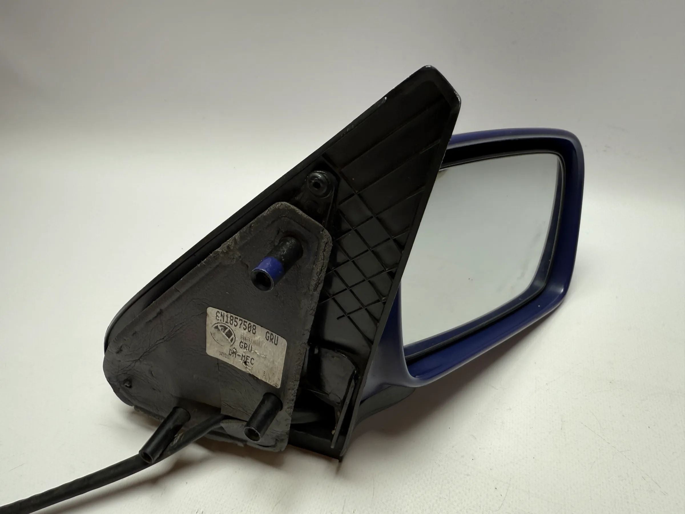 VW Polo 50 Specchietto Retrovisore Esterno Meccanico Destro Blu 6N1857508 GRU / 202272