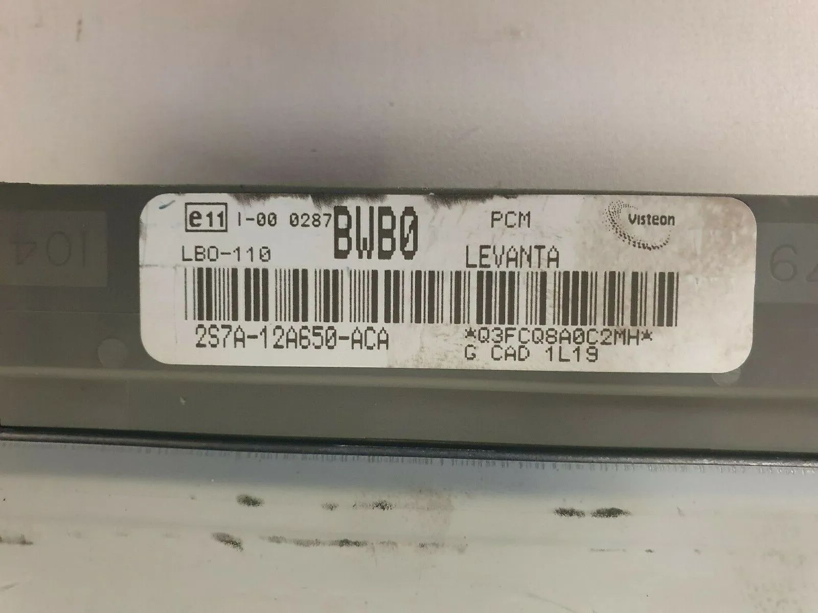 純正 Ford Mondeo Mk III 2002年 ディーゼル エンジンコントロールユニット(ECU) 2S7A12A650ACA