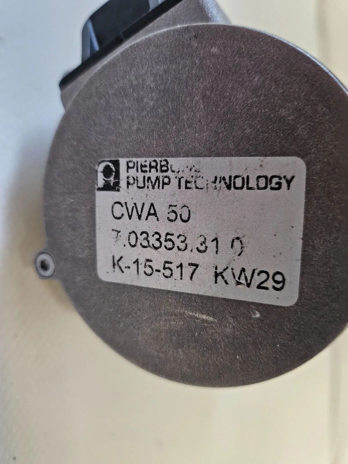 Pompa Acqua Aggiuntiva PIERBURG Originale CWA50 per MERCEDES-BENZ, SMART