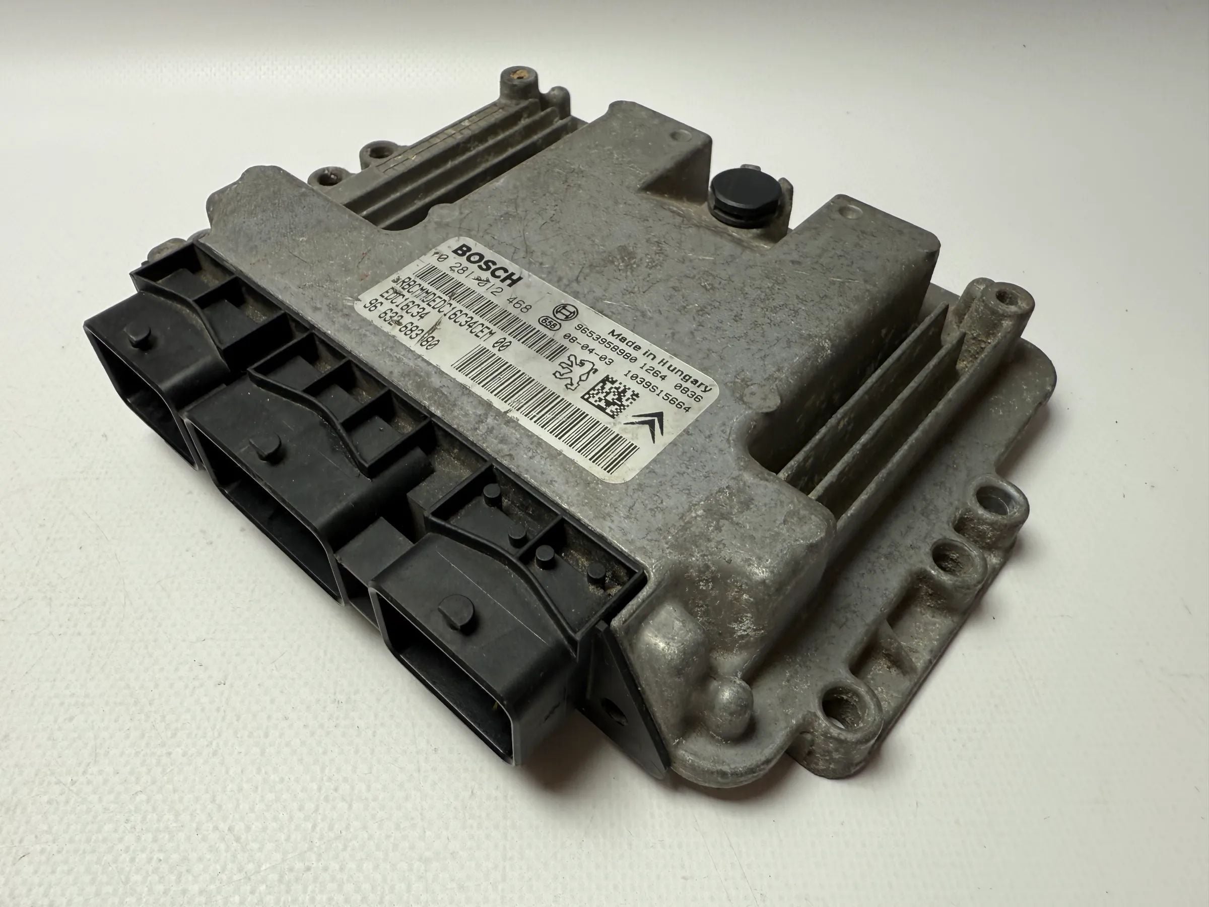 Original Peugeot Diesel Engine Control Unit 9663268380 / 0281012468 