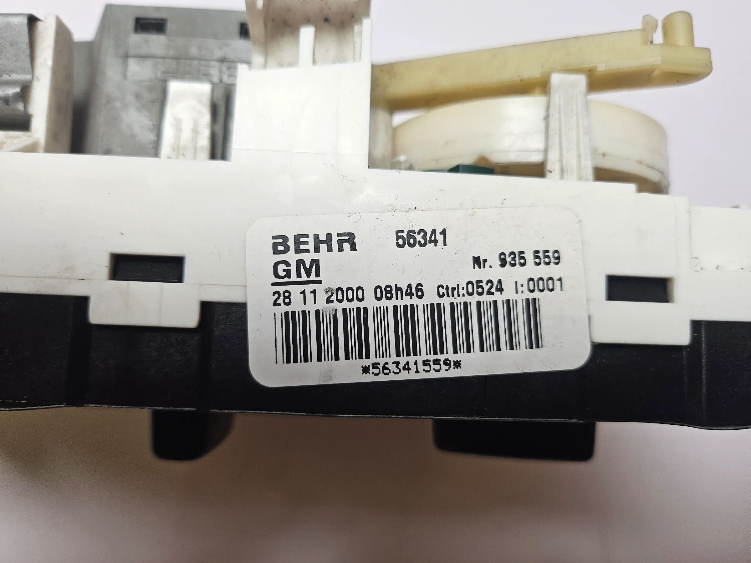 Original Opel Astra 1.6 G Painel de Controlo do Ar Condicionado e Aquecimento 90559839