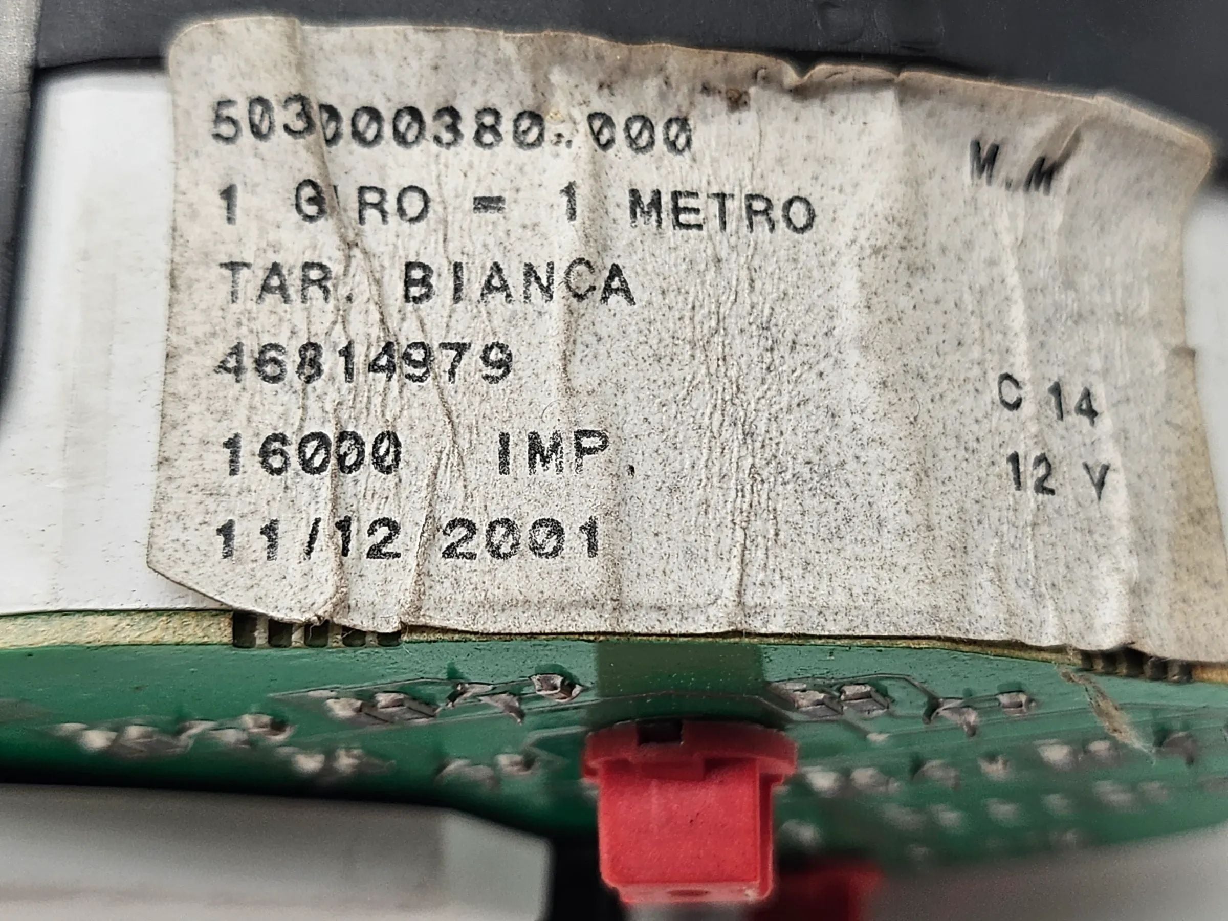 Original Lancia Ypsilon Conta-Quilómetros Combinado 46814979 503000380