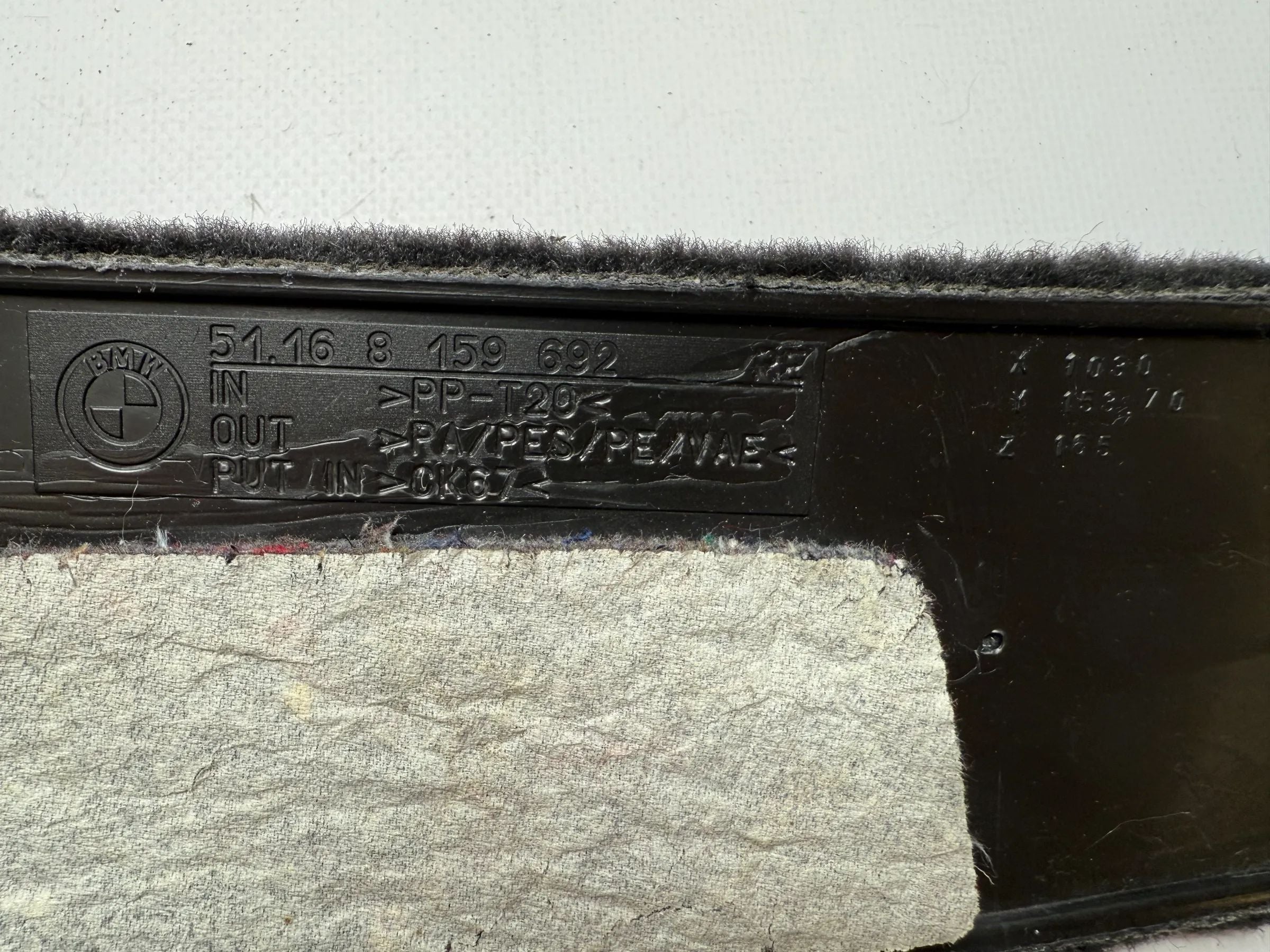 Orijinal BMW 5 Serisi E39 Orta Konsol Kaplama Paneli 51.16 8 159 69