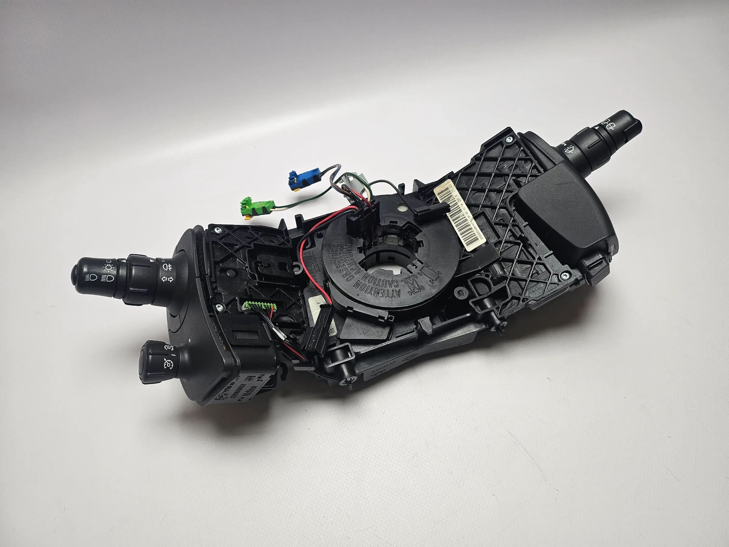 Оригинальный подрулевой переключатель Renault Grand Scenic II JM с контактным кольцом 8200220458 | Auto-veritas